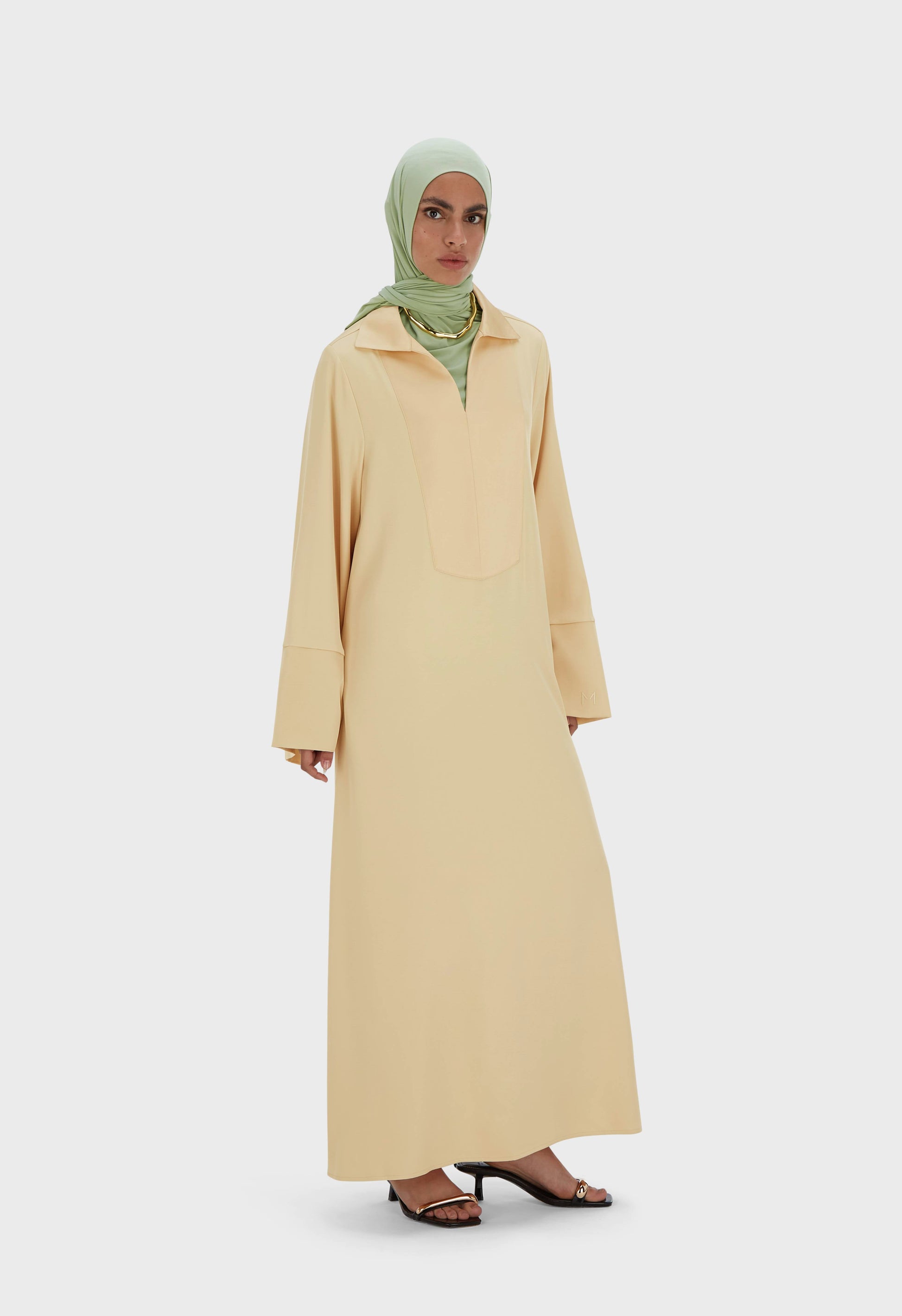 Robe caftan courte | Beurre tiède