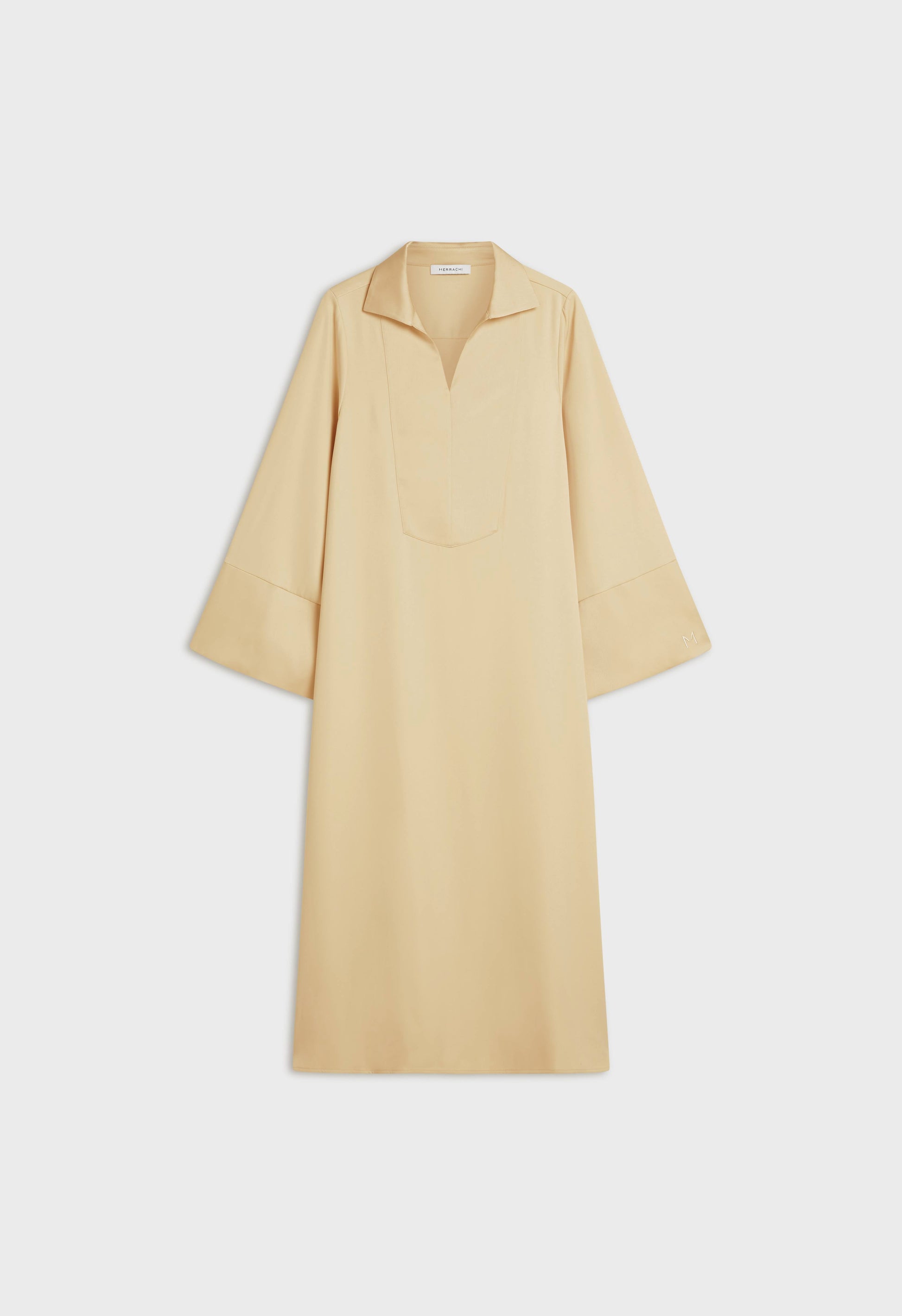 Robe Caftan Régulière | Beurre tiède