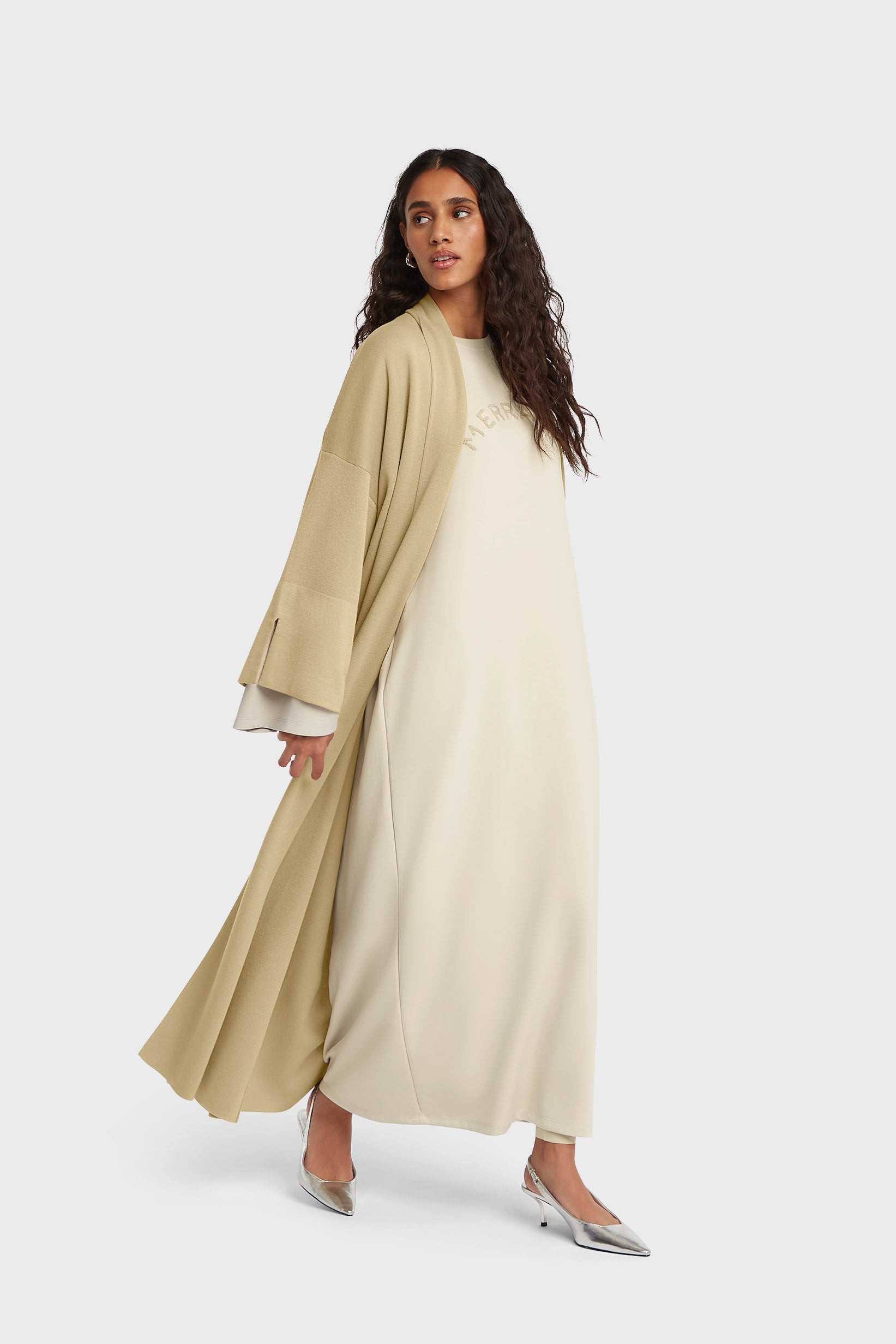 Abaya tricotée | Caramel Doux