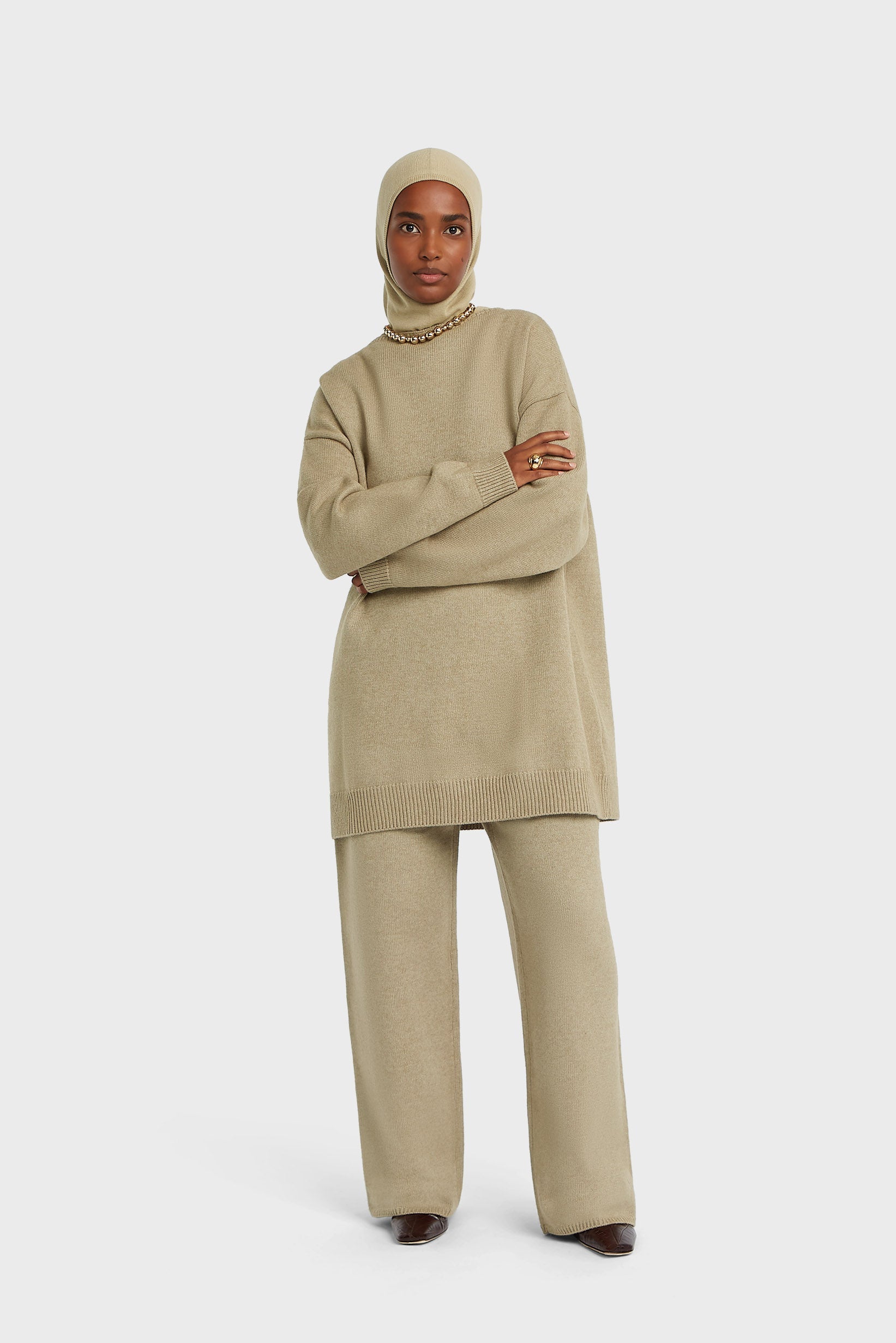 Pull tricoté | Vison