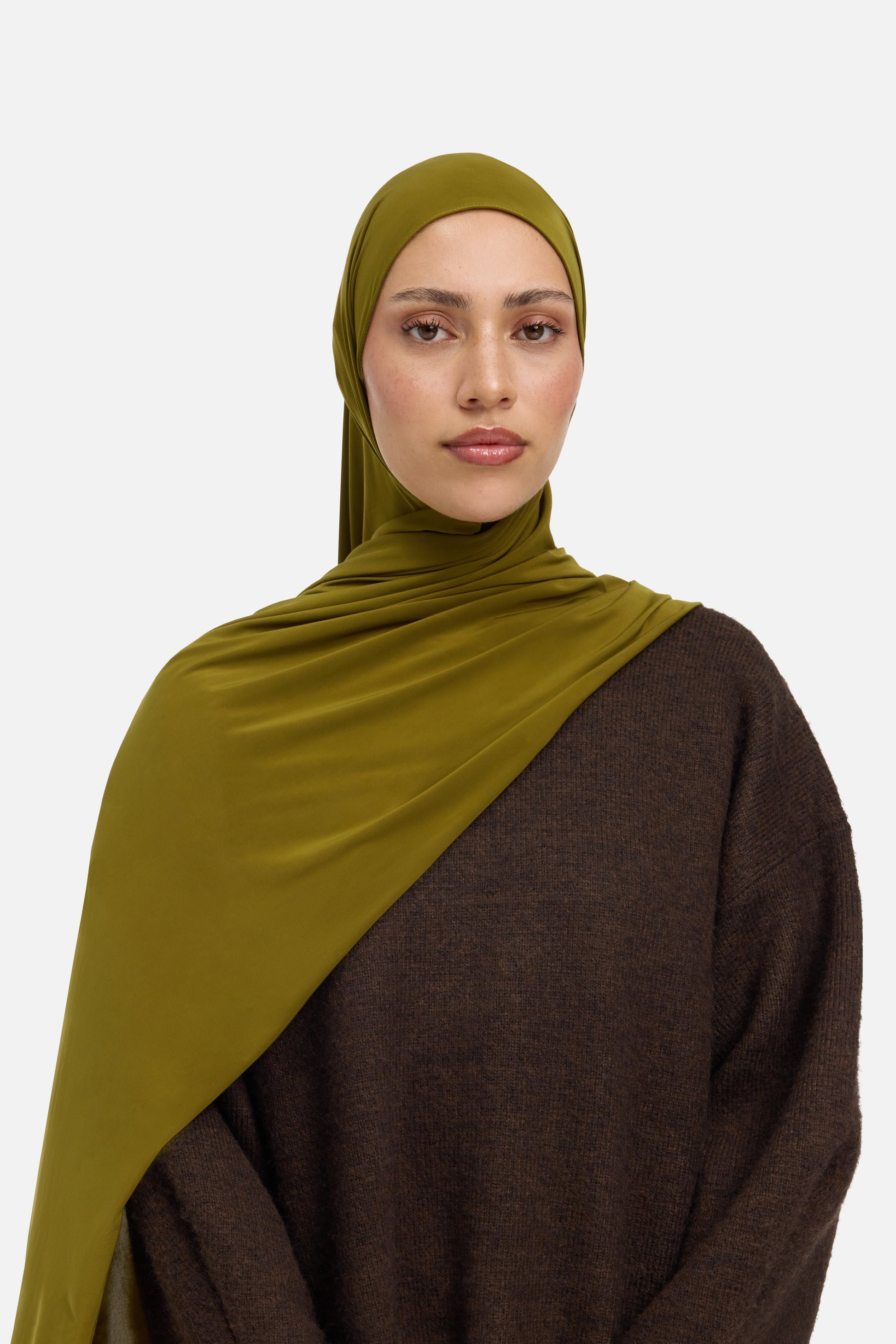 Écharpe en jersey liquide | Basilic