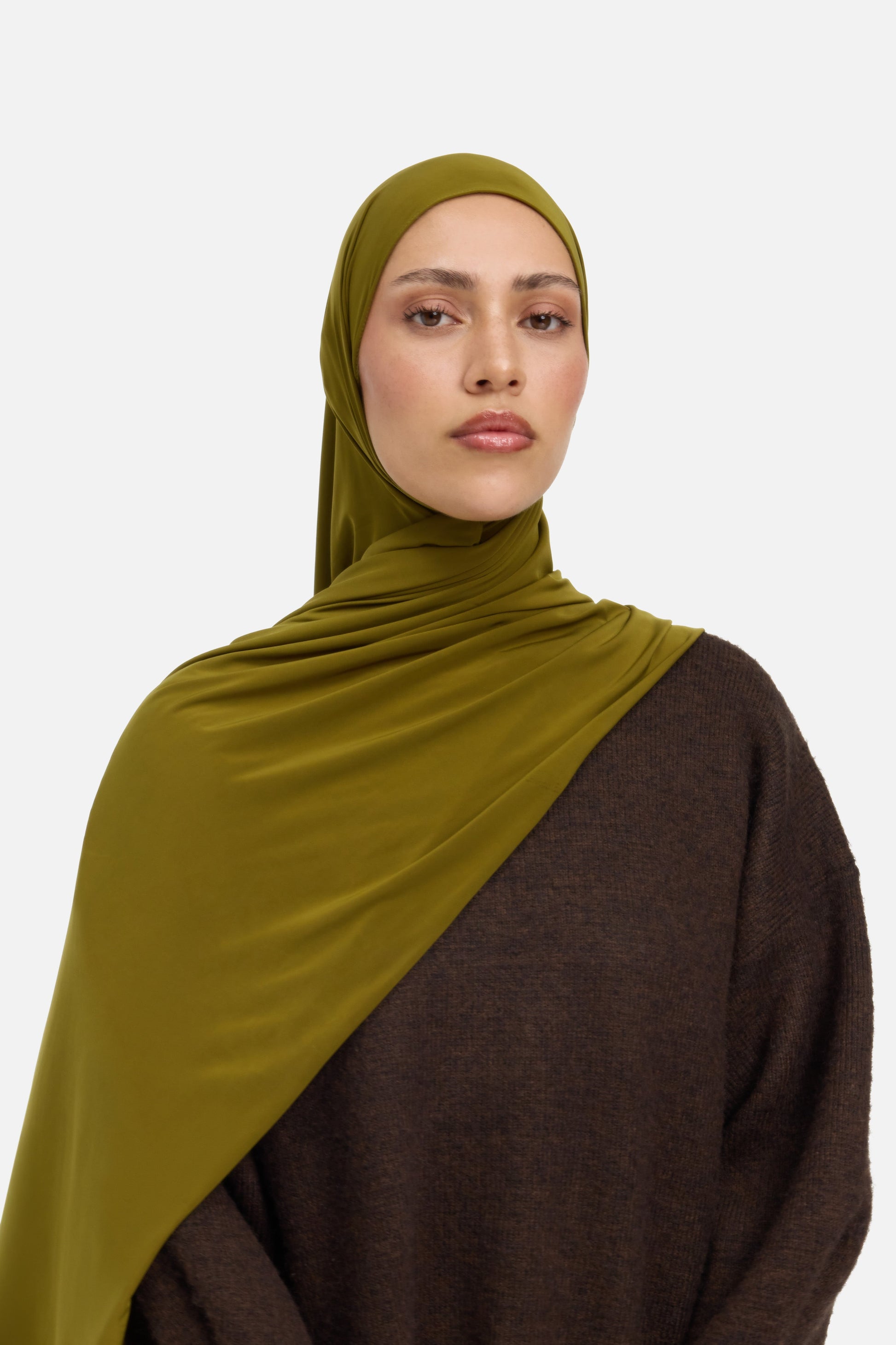 Écharpe en jersey liquide | Basilic