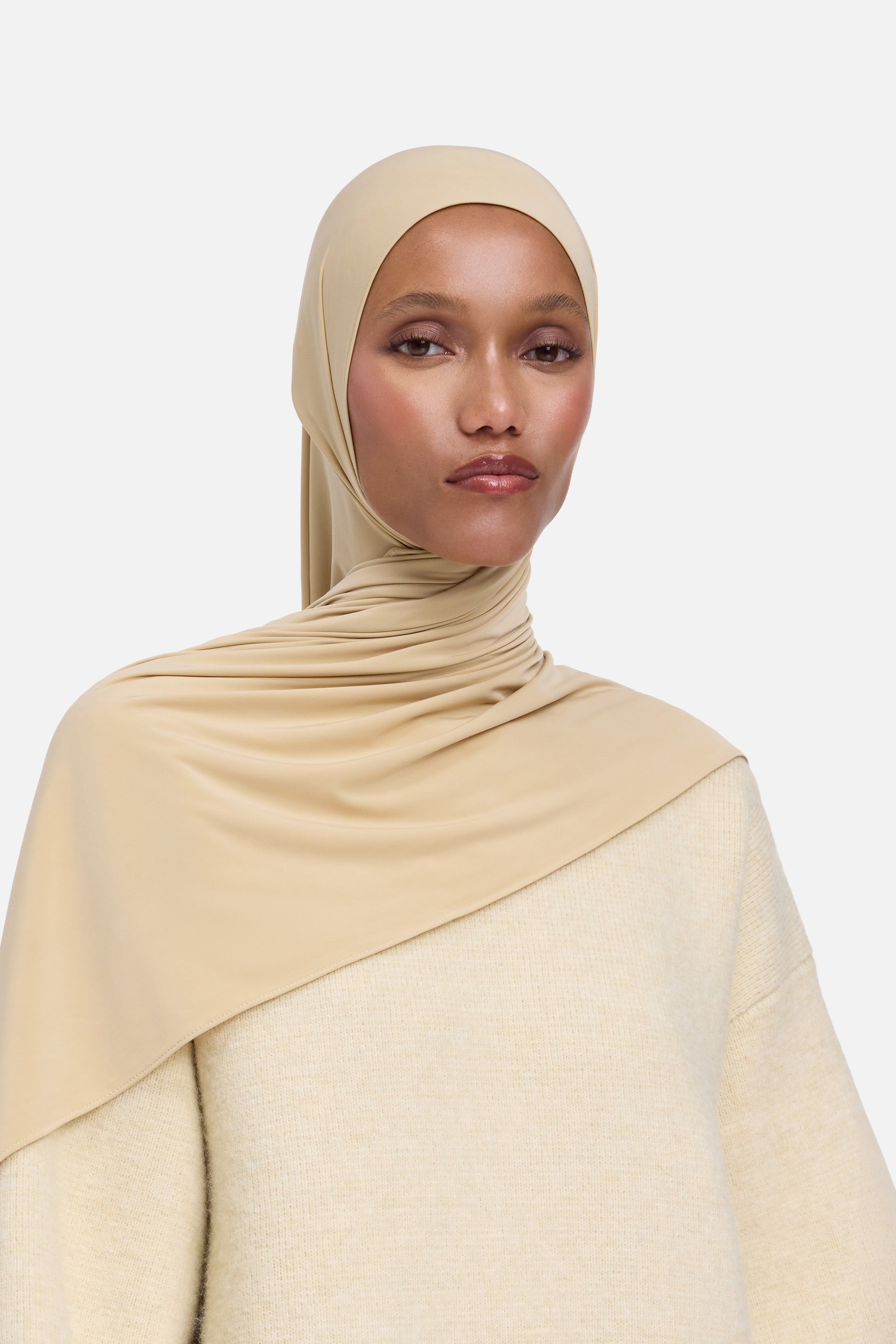 Écharpe en jersey liquide | Argile du désert