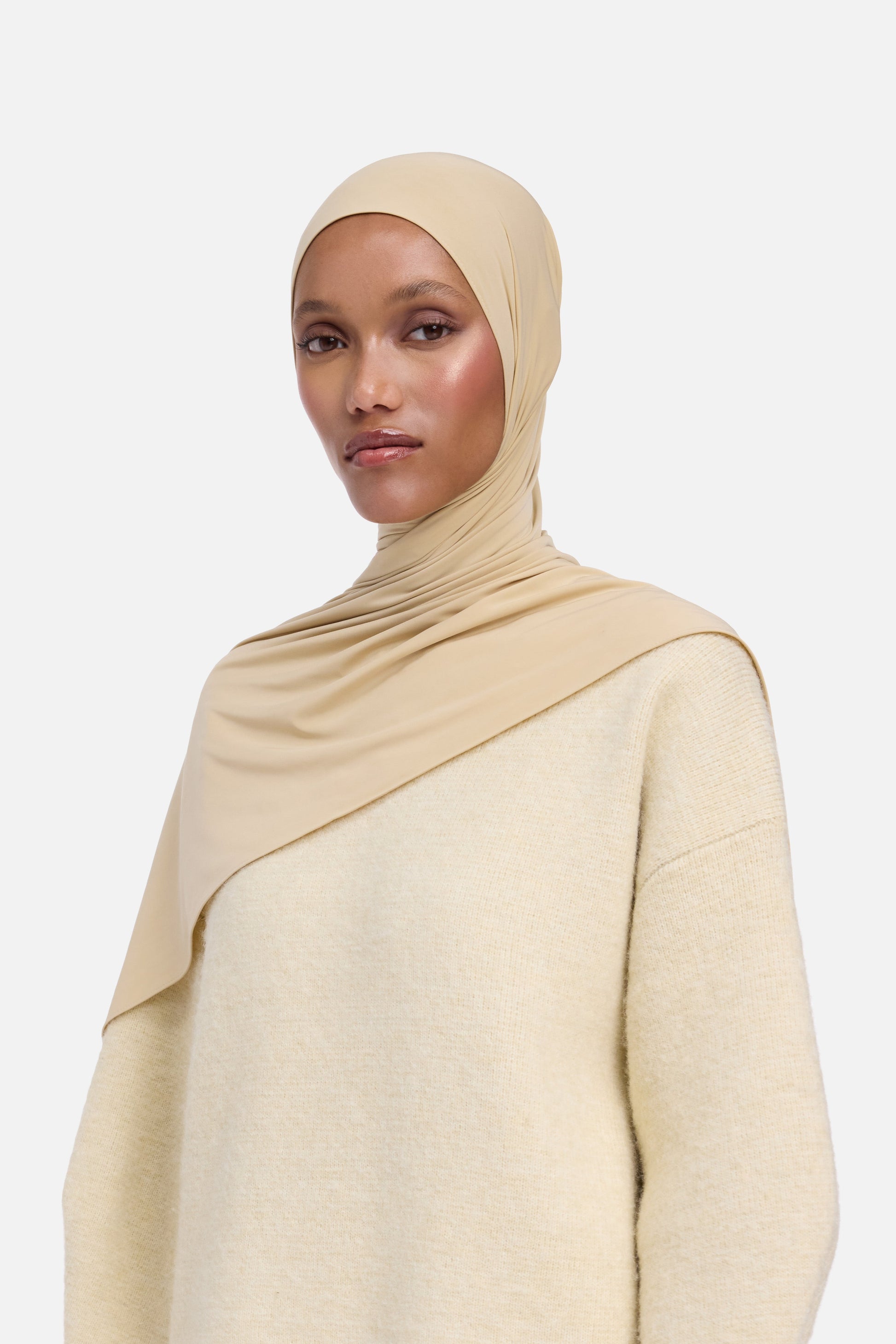 Écharpe en jersey liquide | Argile du désert