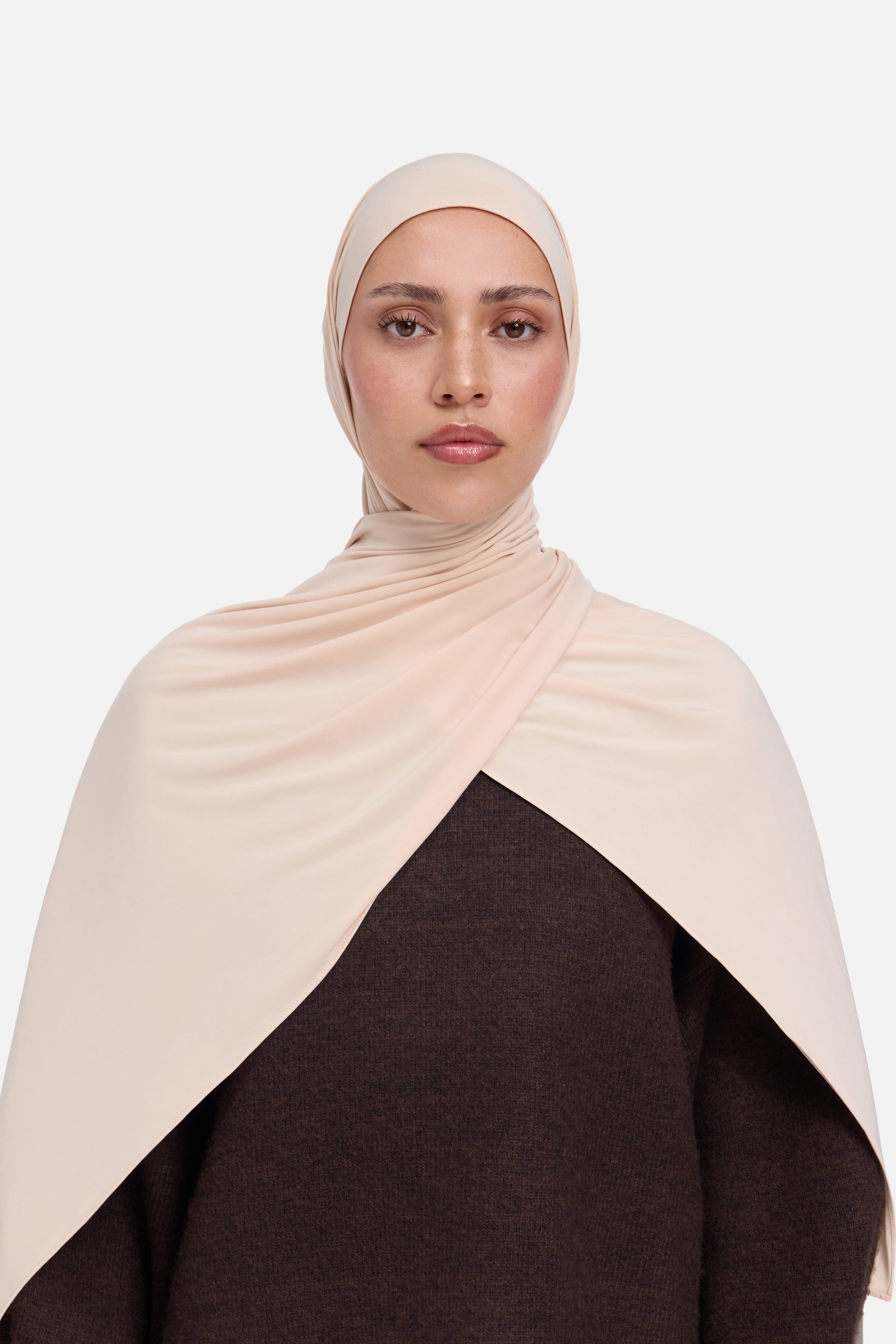 Écharpe en jersey liquide | Latté