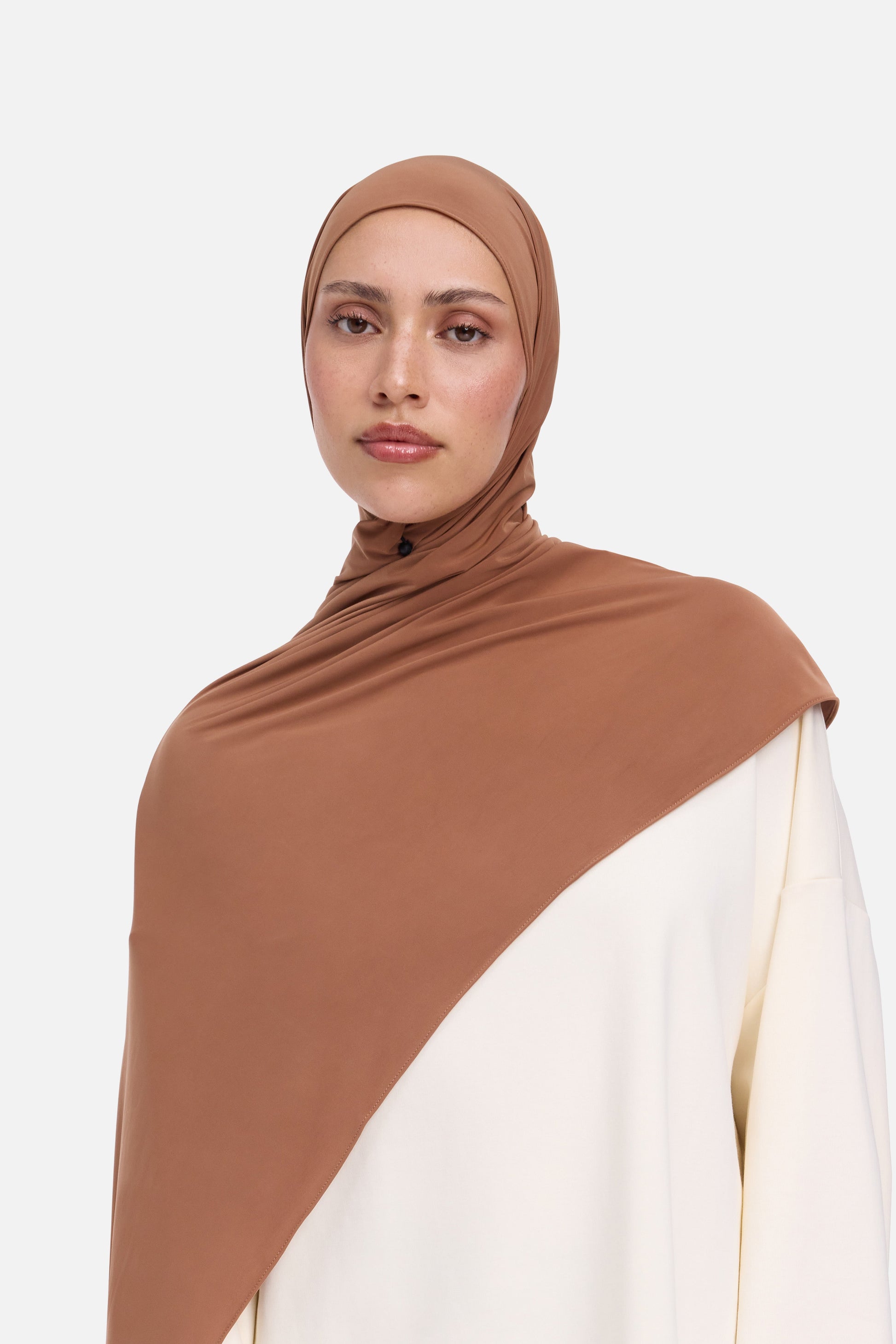 Écharpe en jersey liquide | Cuivre rouge