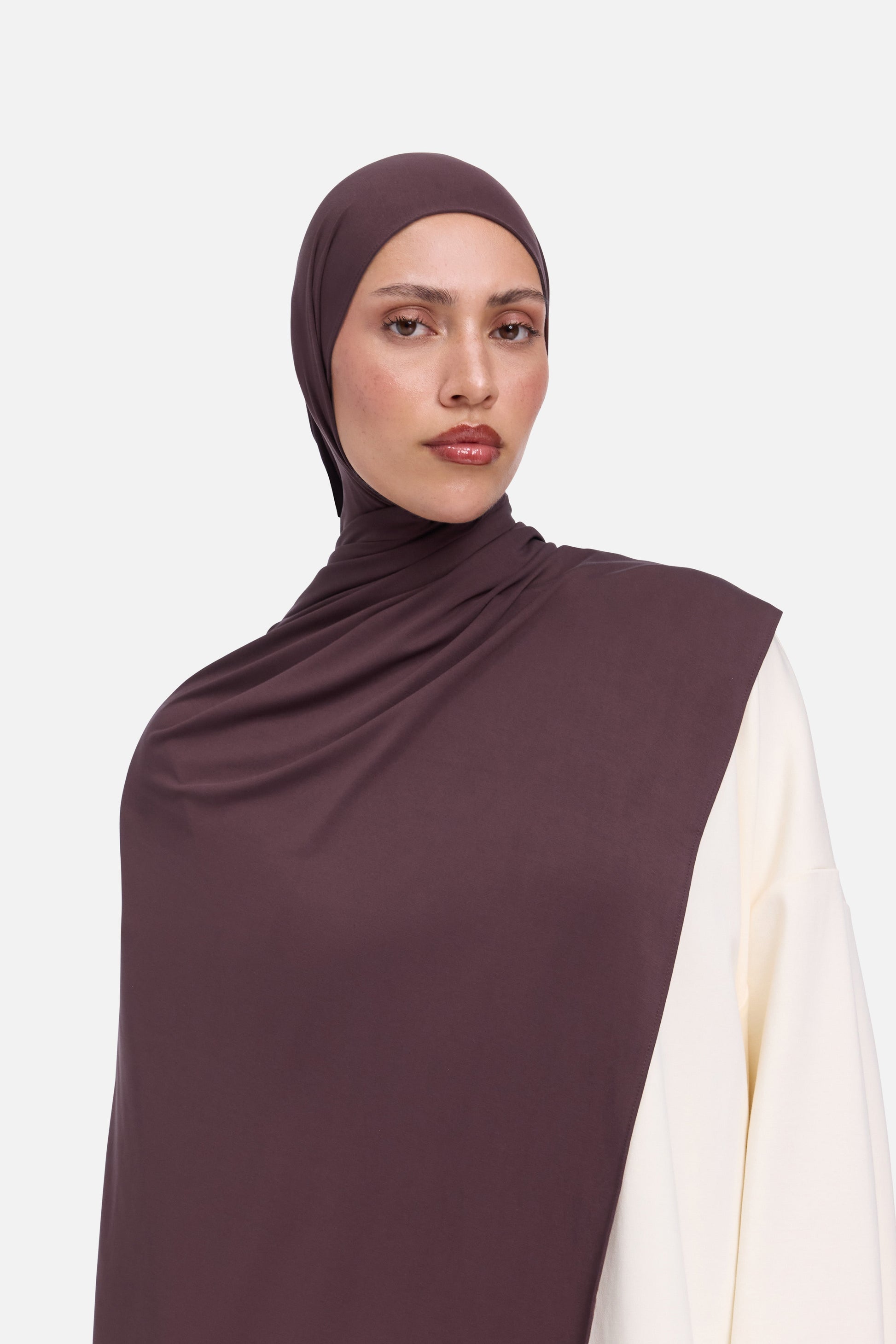 Écharpe en jersey liquide | Violet Vintage