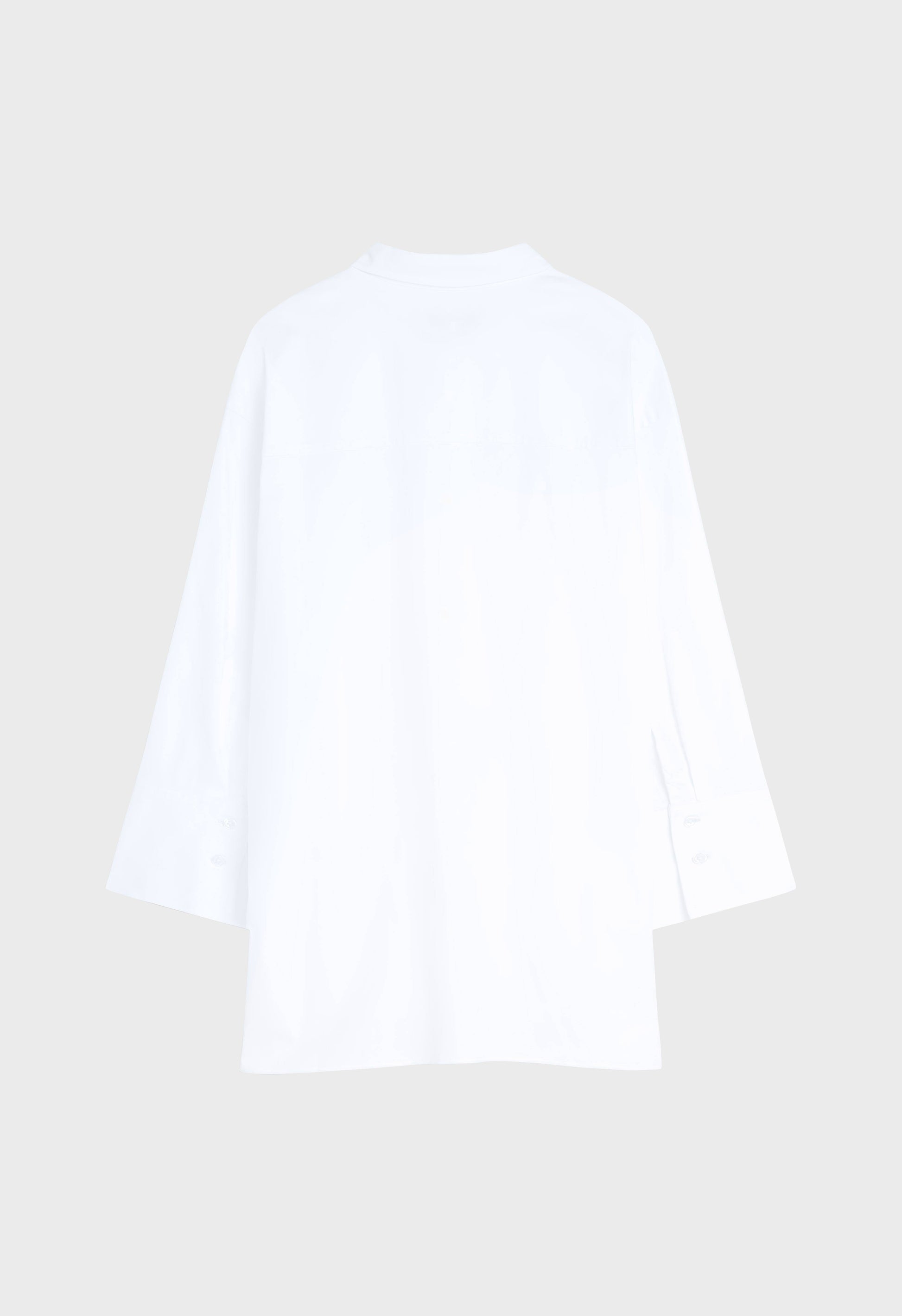 Chemise en popeline | Blanc