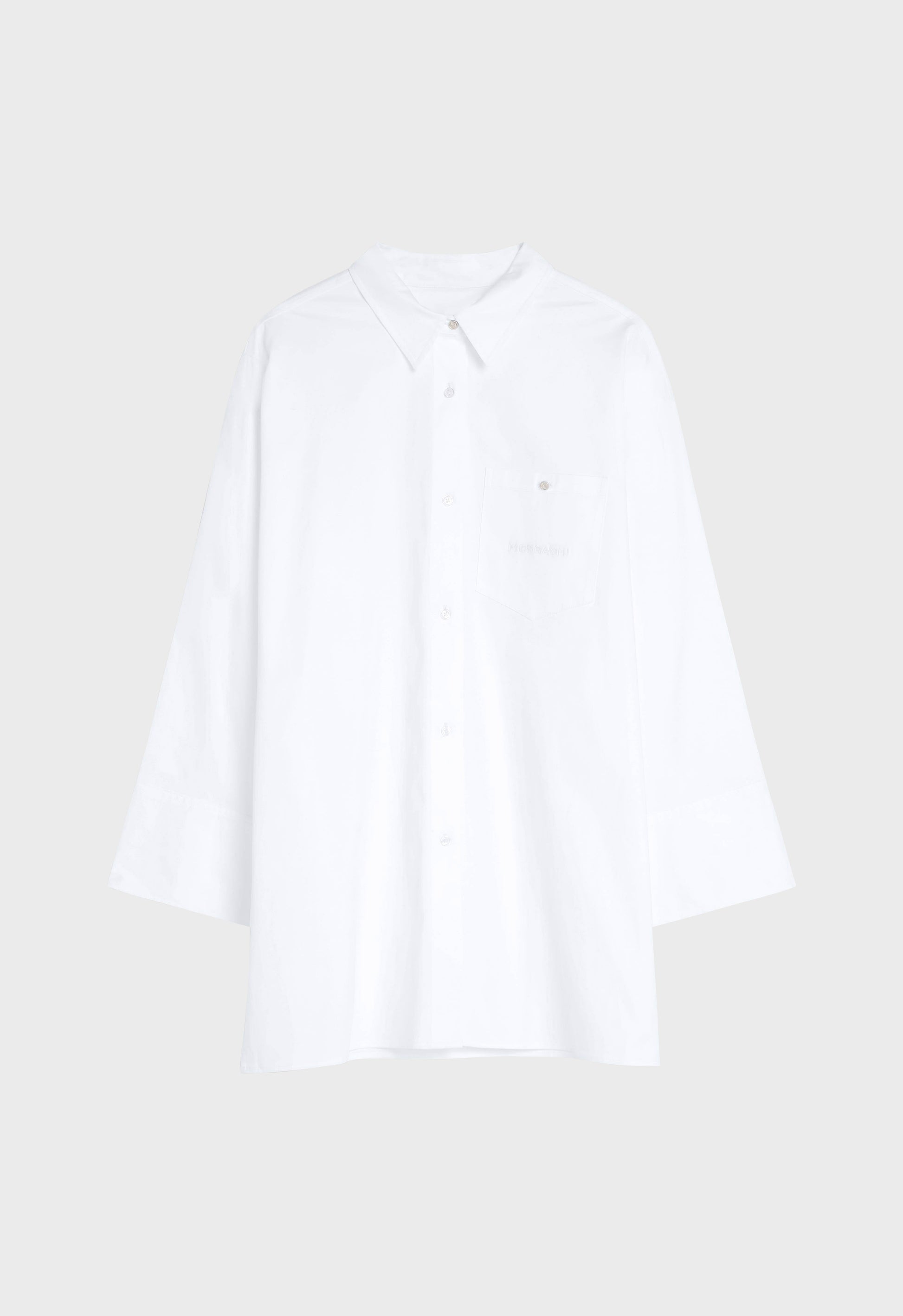 Chemise en popeline | Blanc
