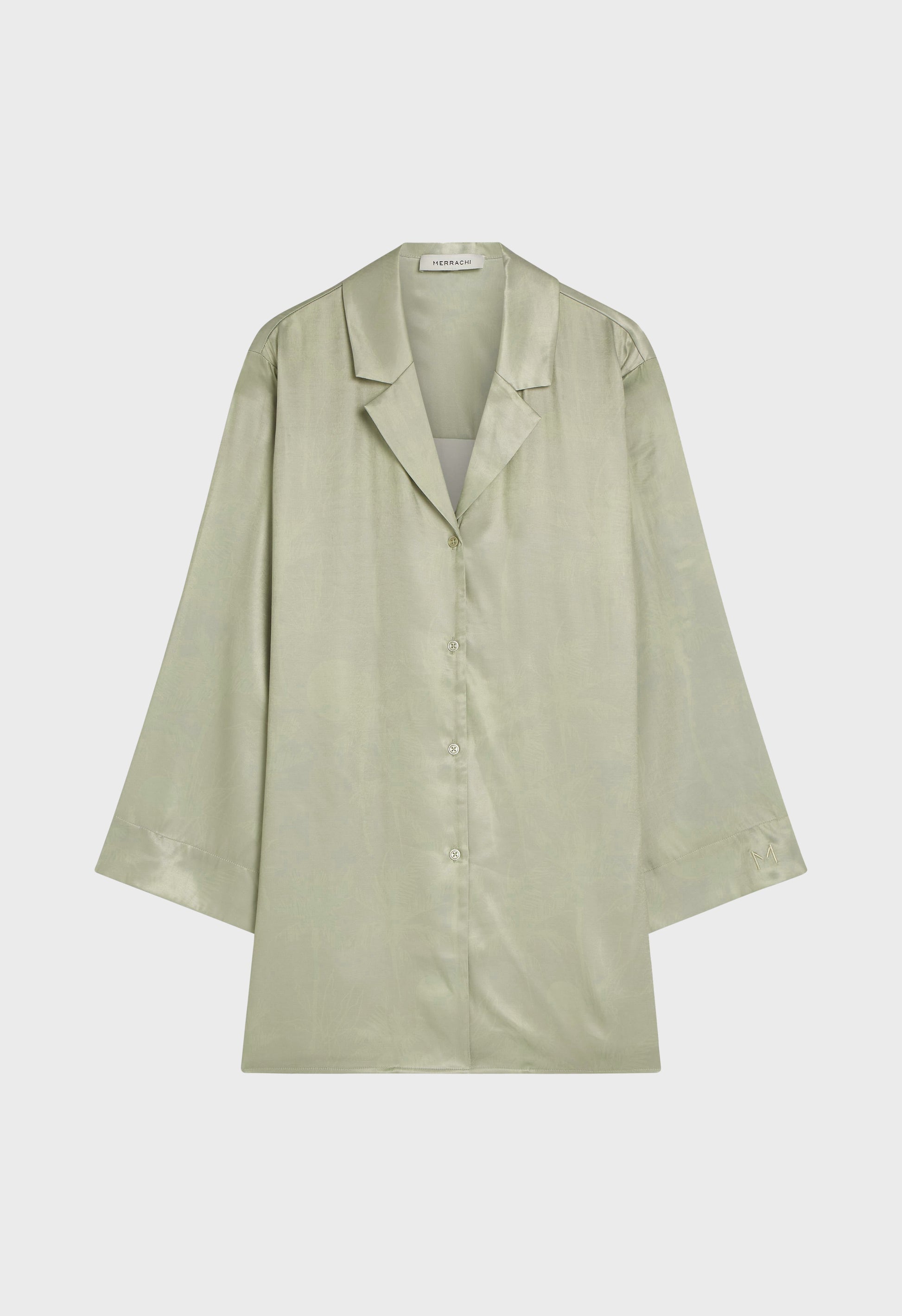 Chemise imprimée | Luzerne à imprimé palmier