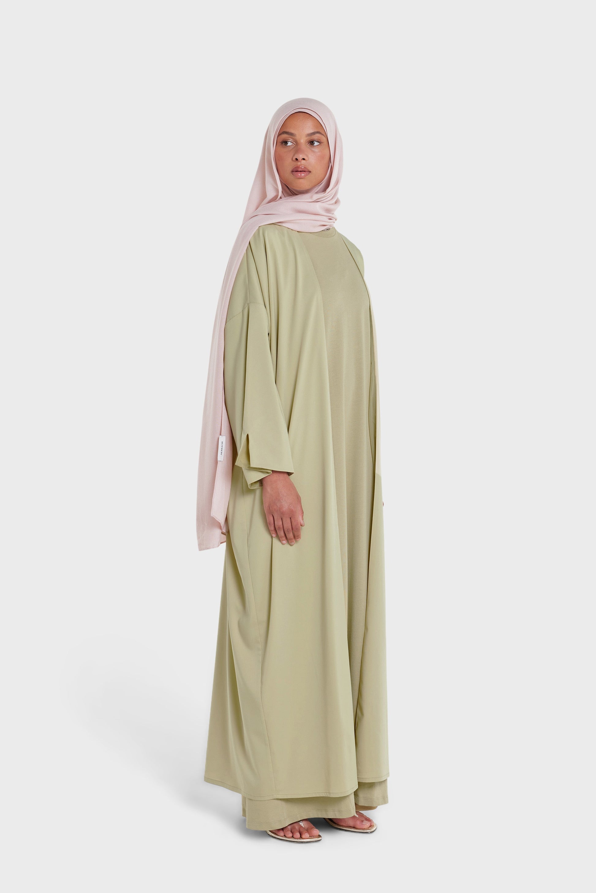Abaya d'été | Kaki doux