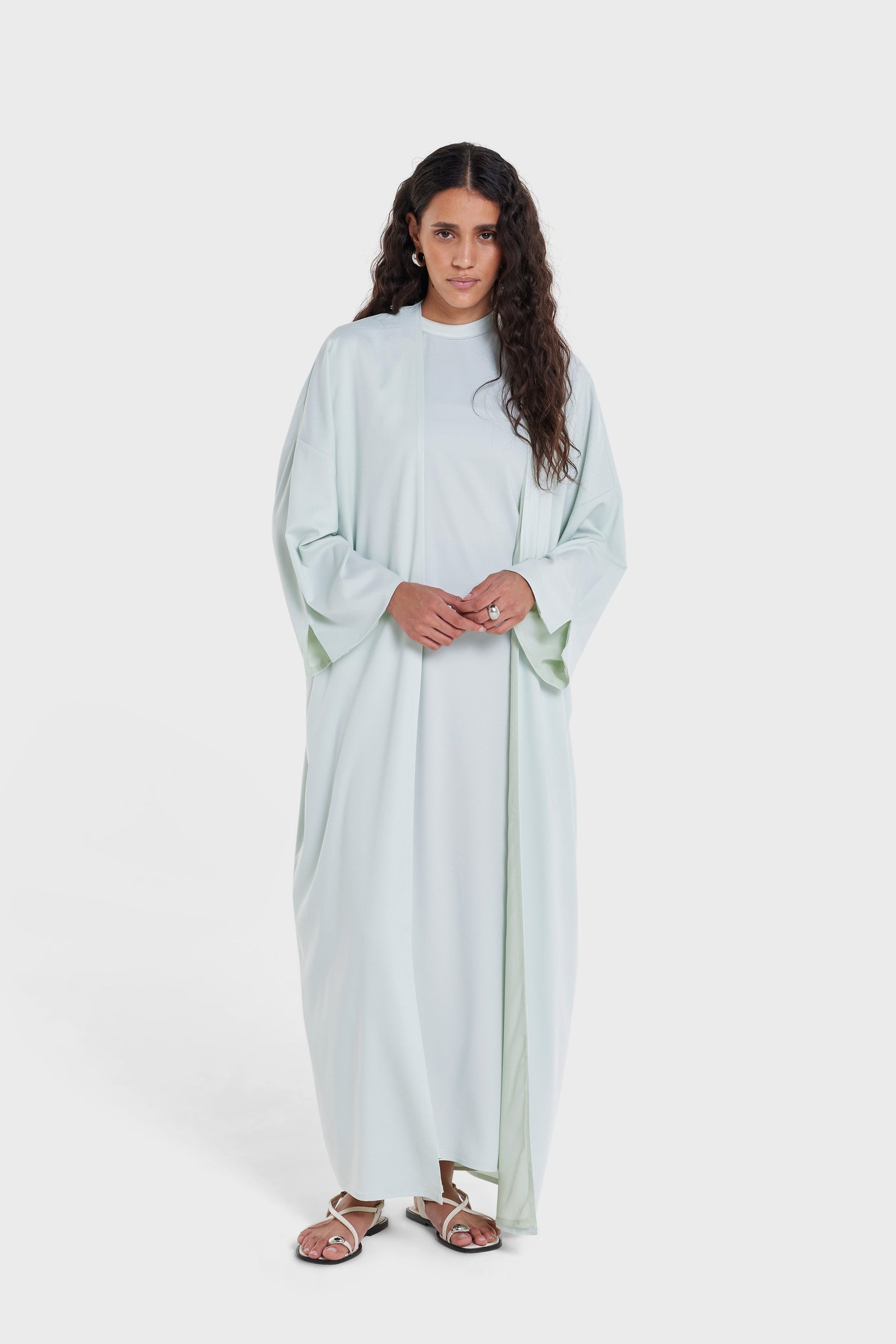 Abaya d'été | Bleu clair