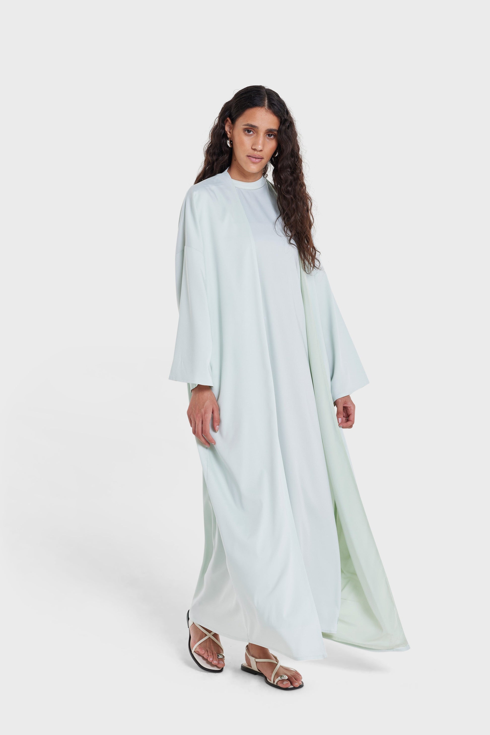 Abaya d'été | Bleu clair