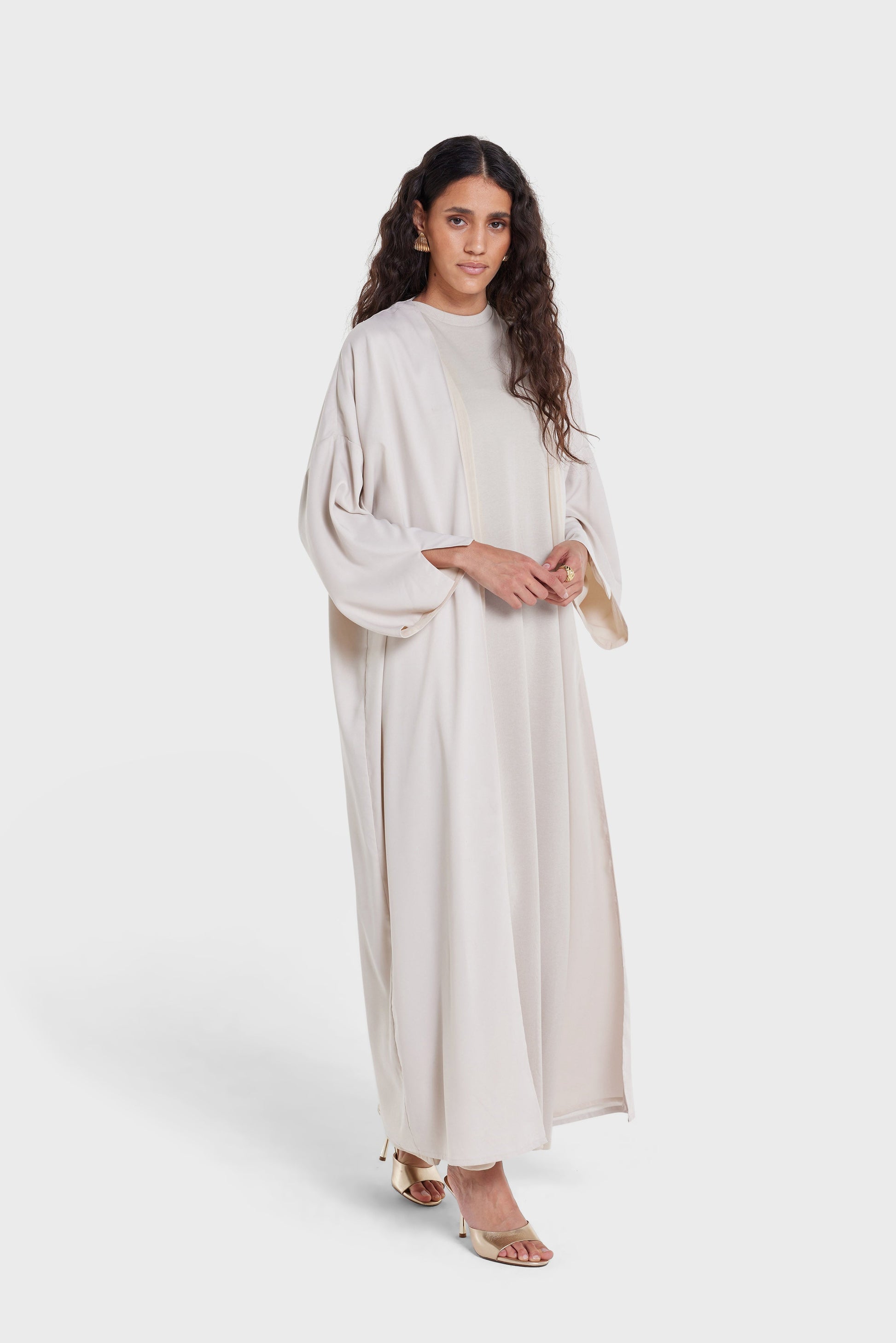Abaya d'été | Gris Lune