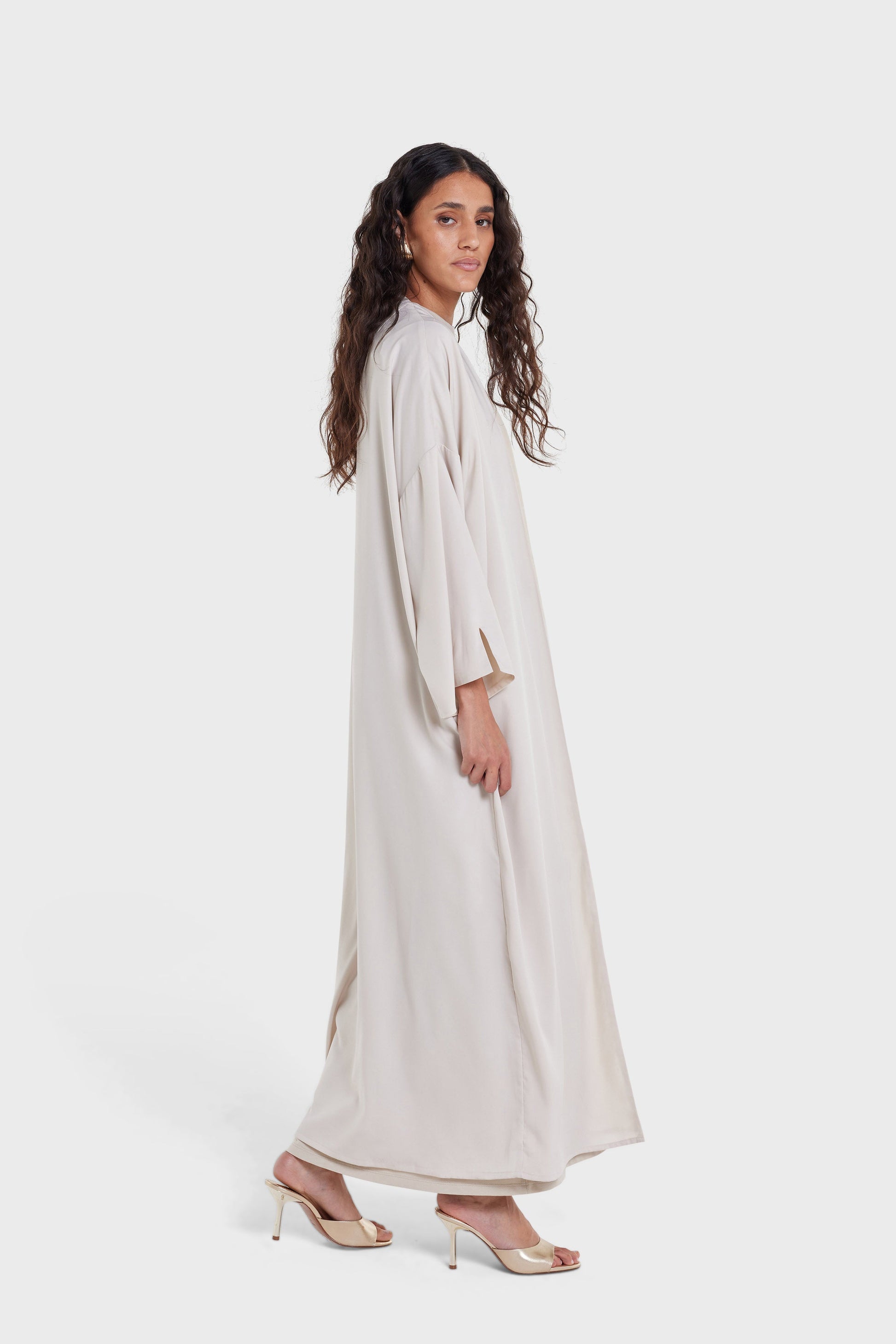 Abaya d'été | Gris Lune