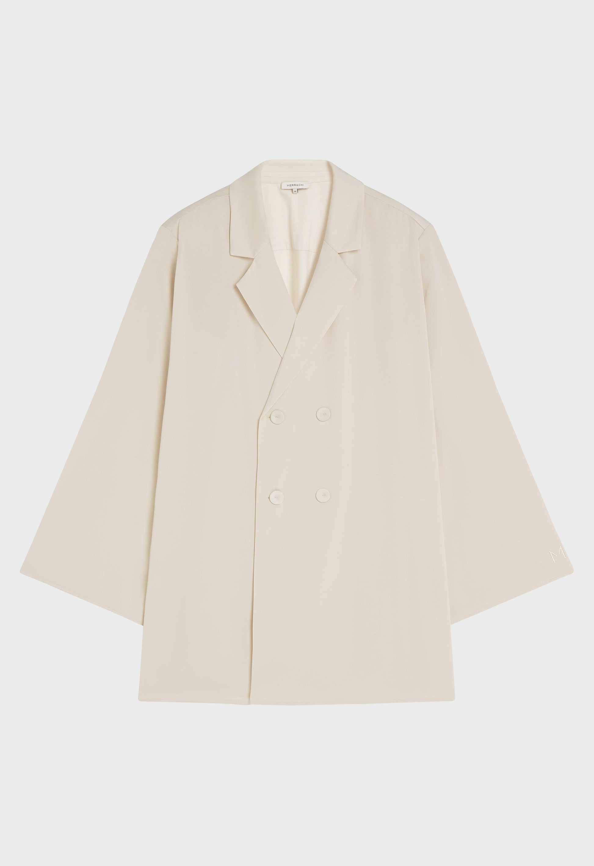 Blazer d’été en satin | Sable