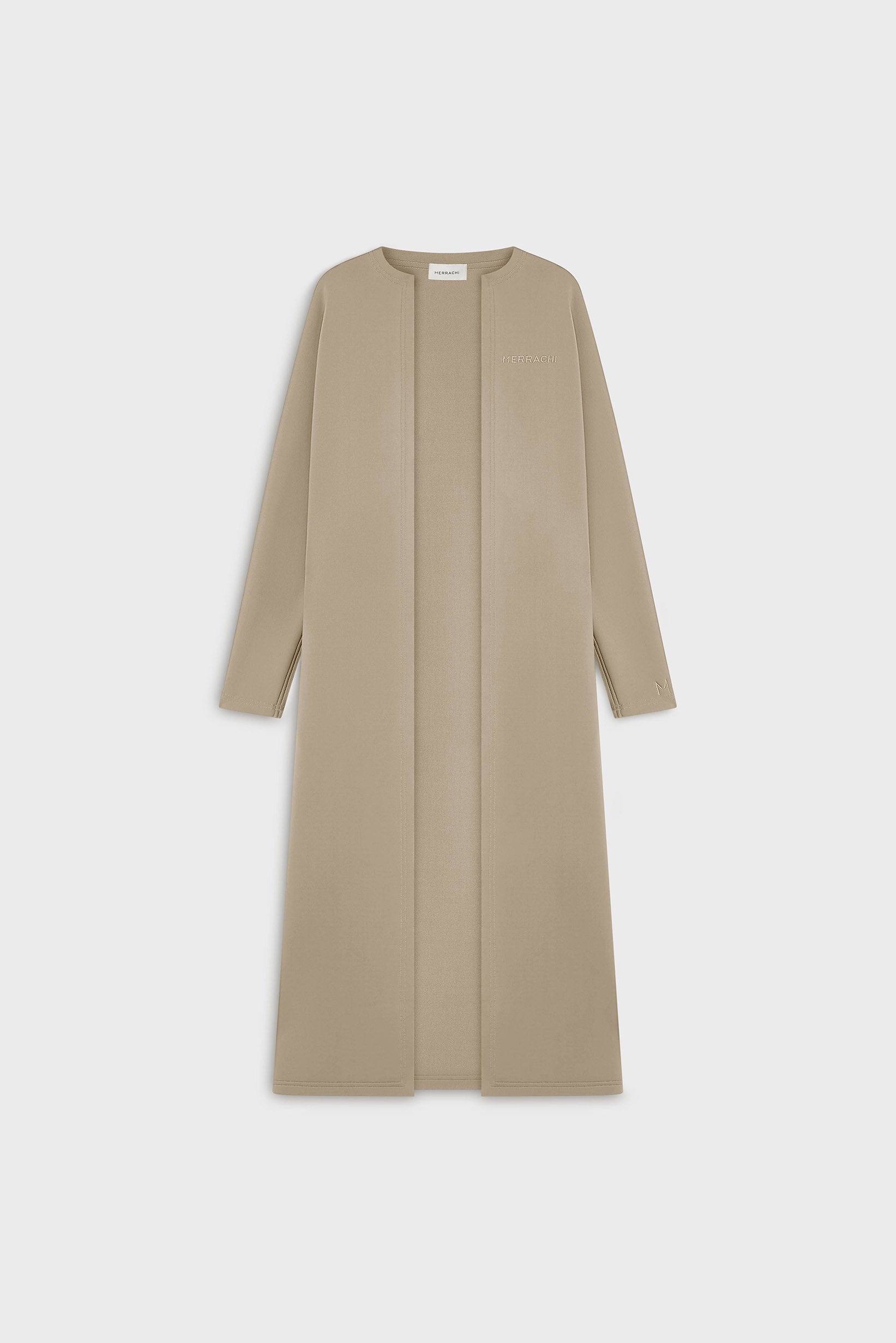 Abaya en néoprène | Vison