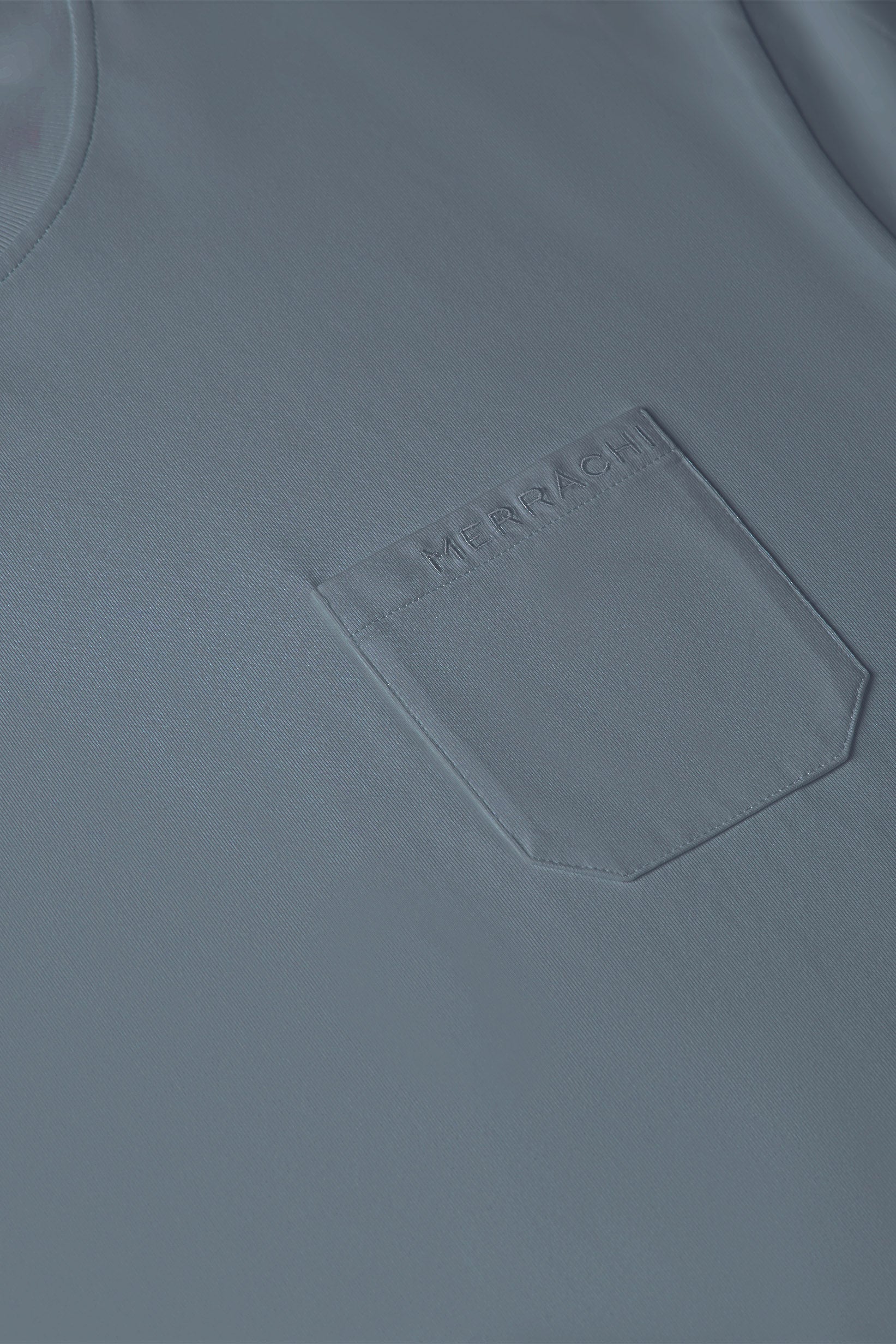 Tee-shirt en coton surdimensionné | Indigo poussiéreux