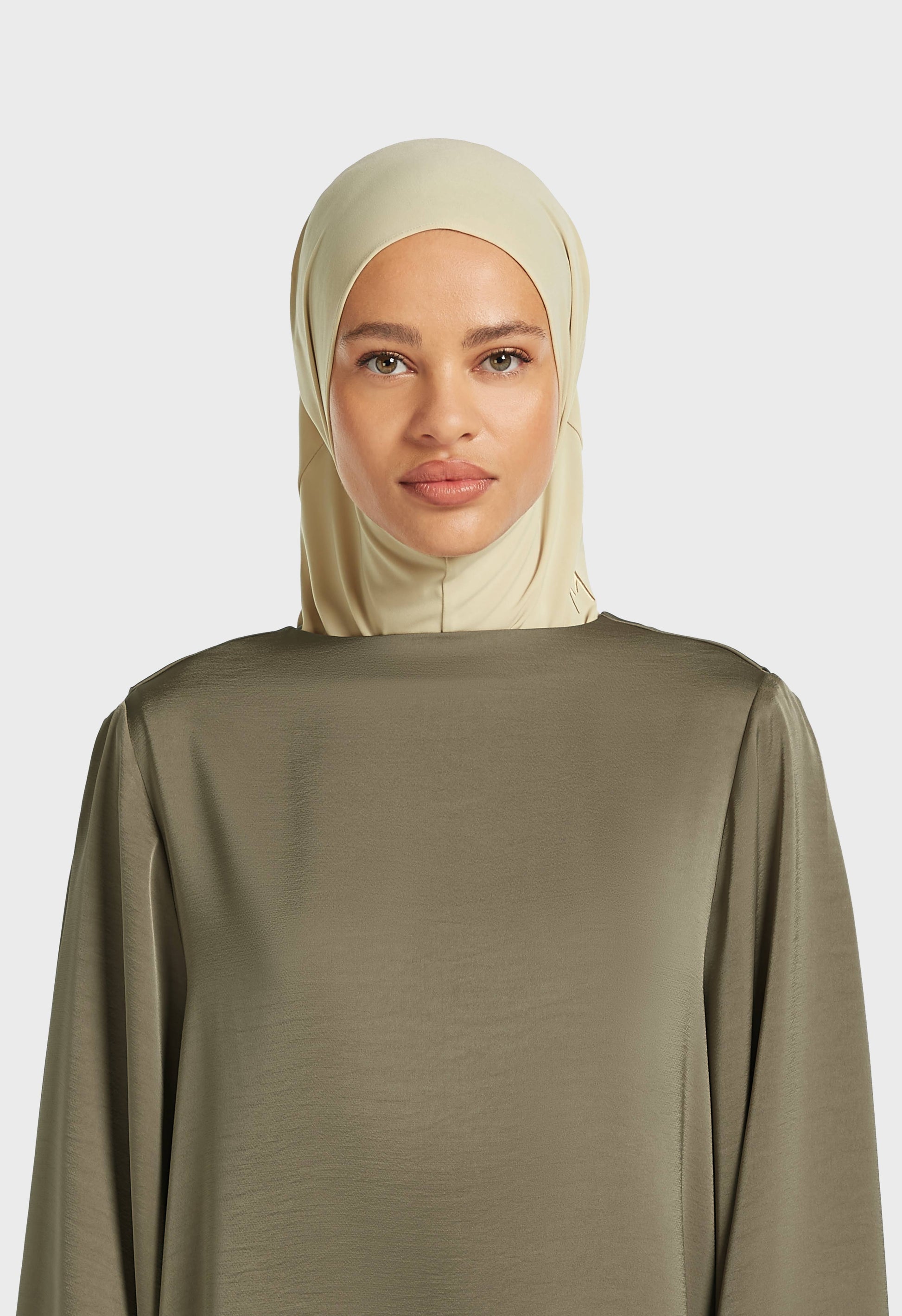 Hijab en jersey haut de gamme | Basilic sec