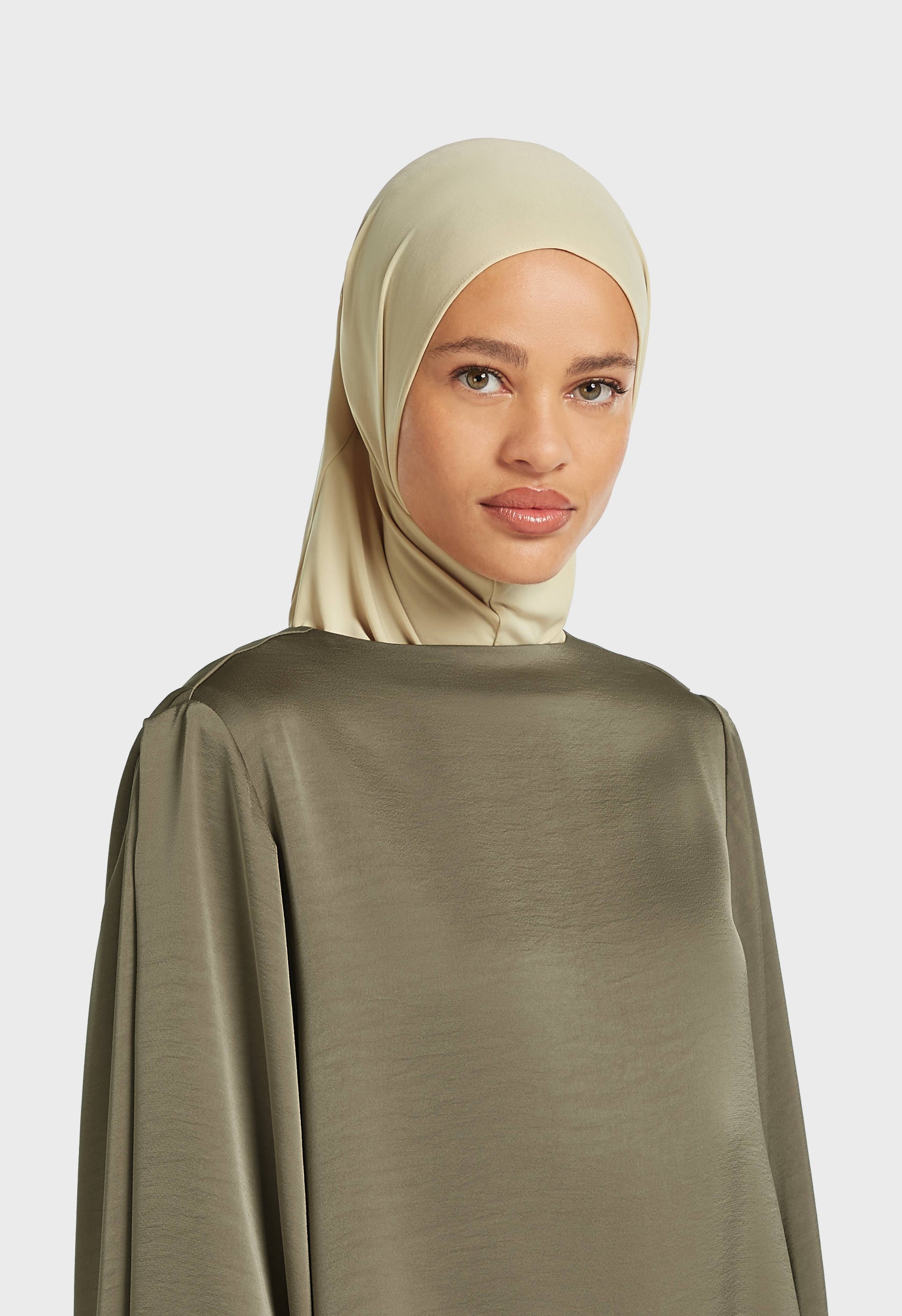 Hijab en jersey haut de gamme | Basilic sec