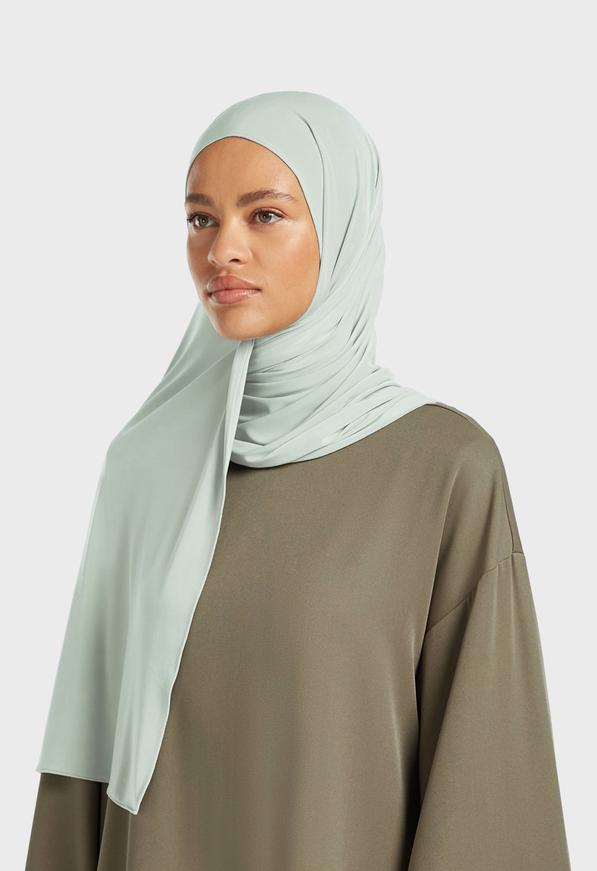 Écharpe en jersey haut de gamme | Nuage de cendres