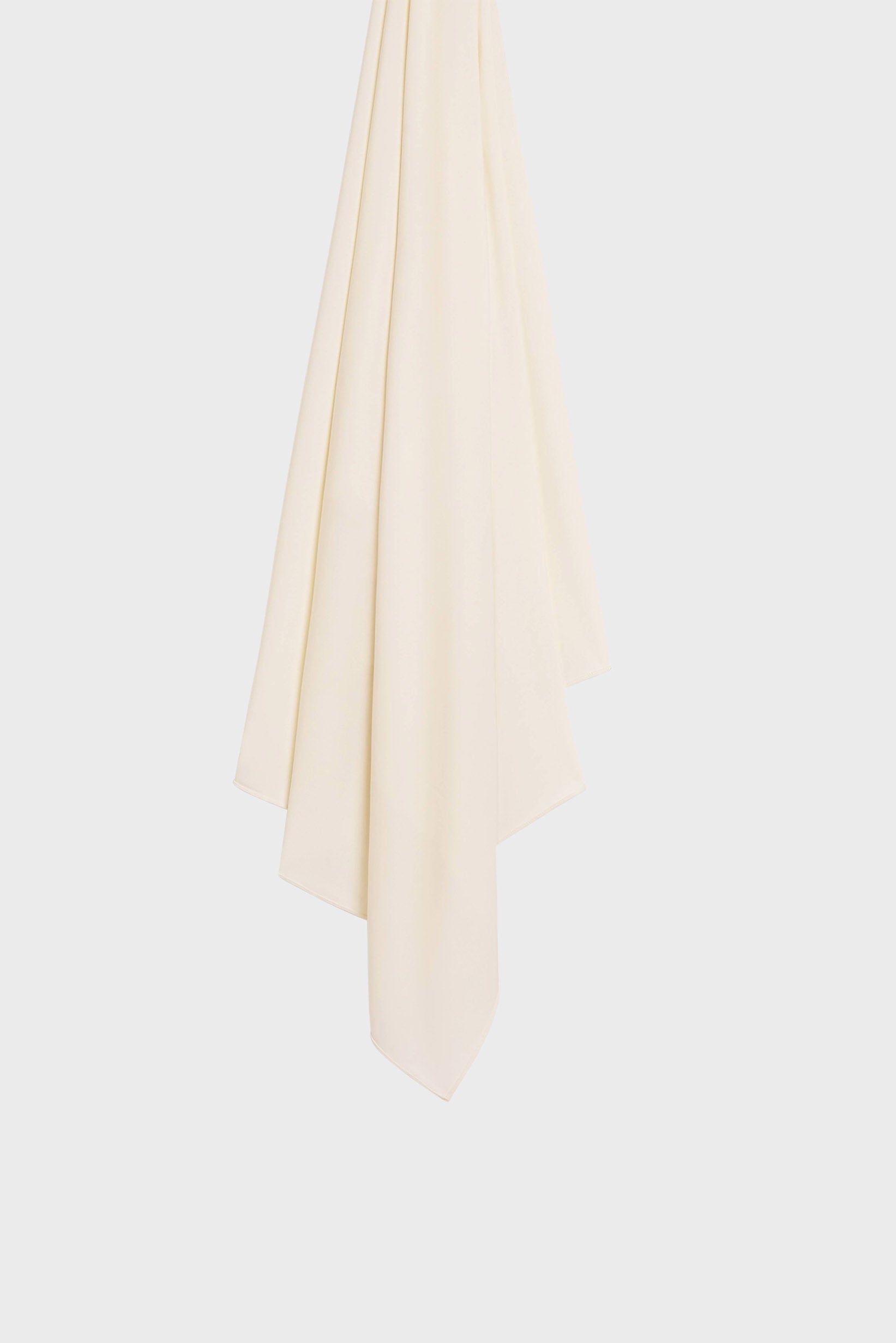 Écharpe en jersey haut de gamme | Blanc crème