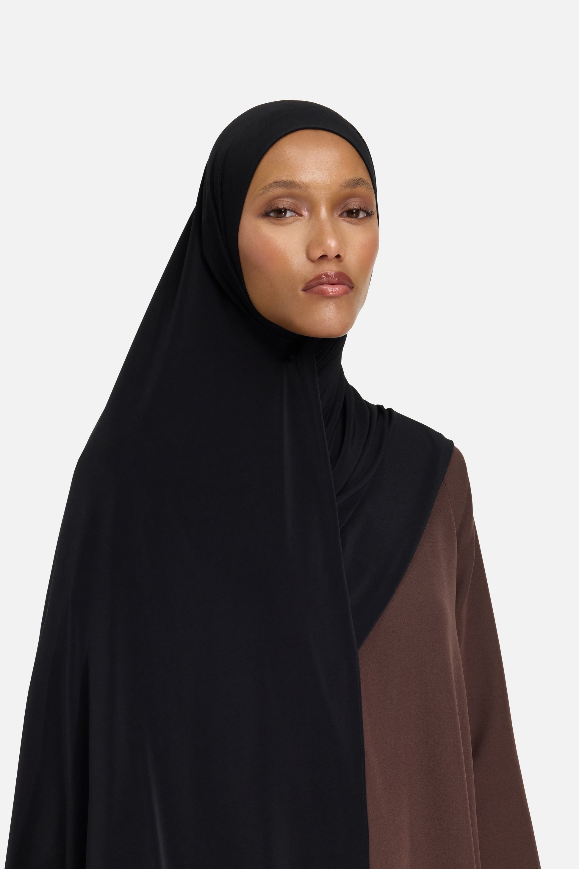 Écharpe en jersey haut de gamme | Noir