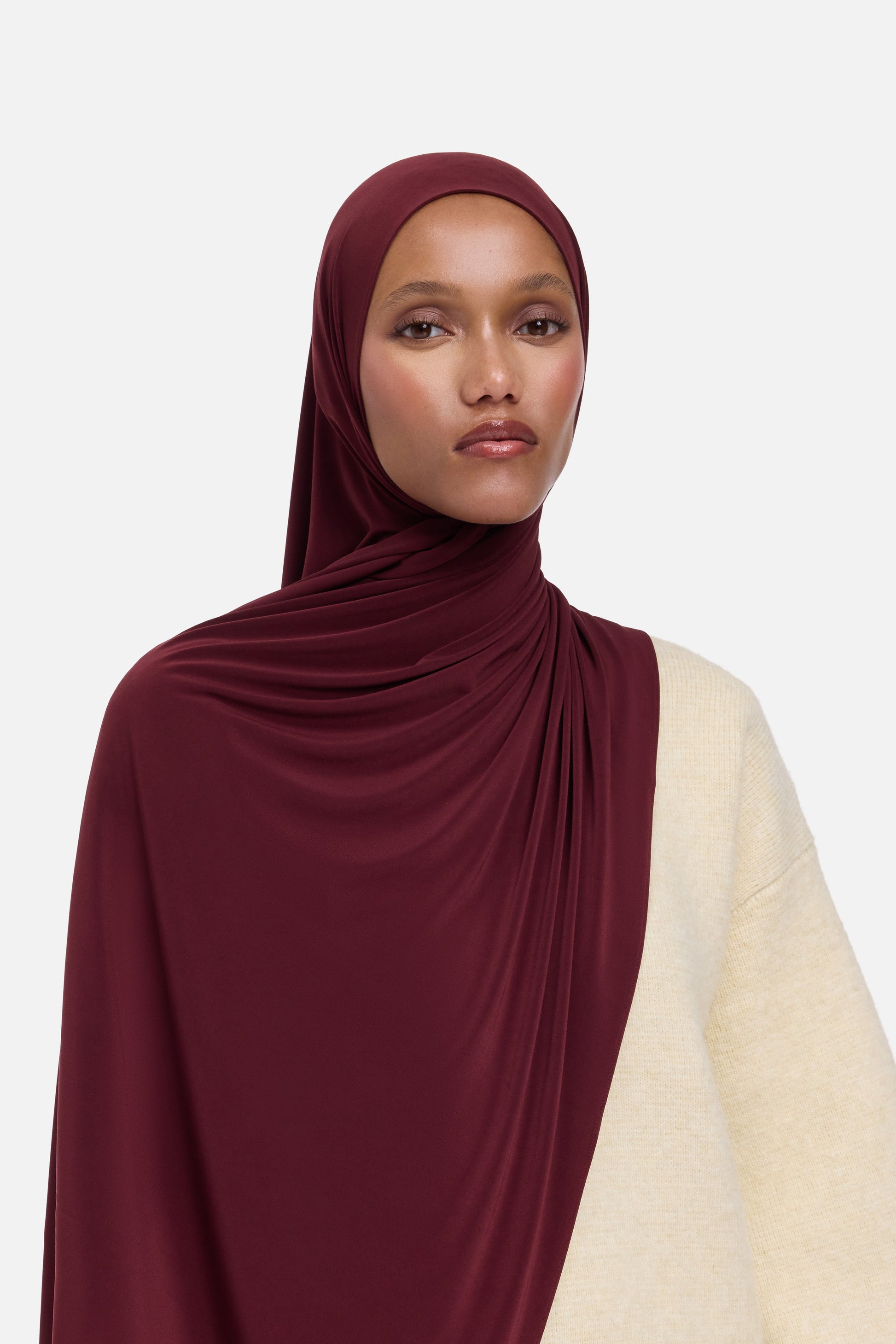 Écharpe en jersey haut de gamme | Bourgogne