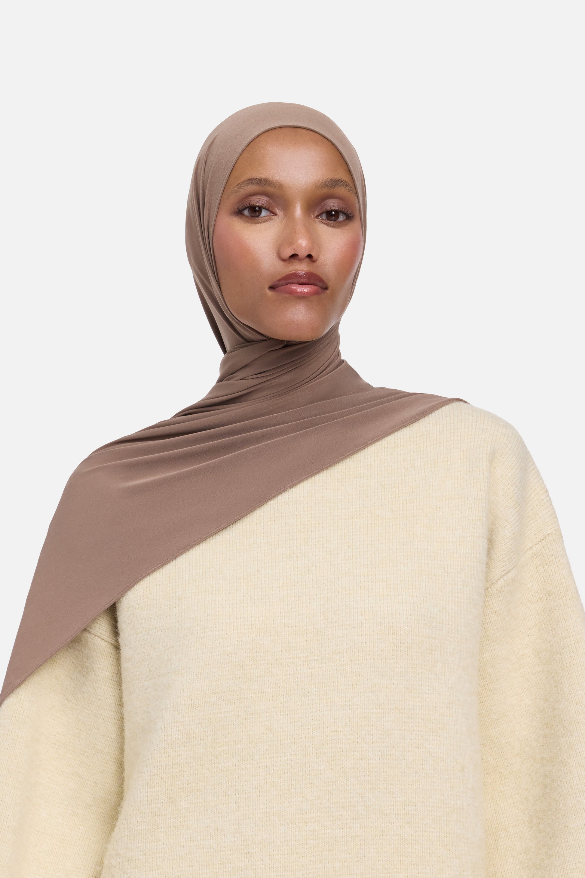 Écharpe en jersey haut de gamme | Champignon