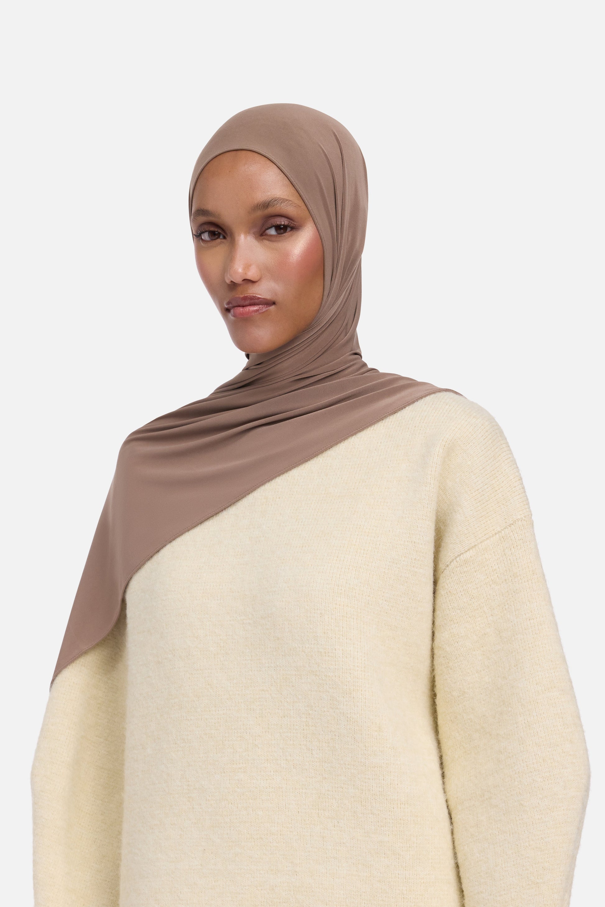 Écharpe en jersey haut de gamme | Champignon