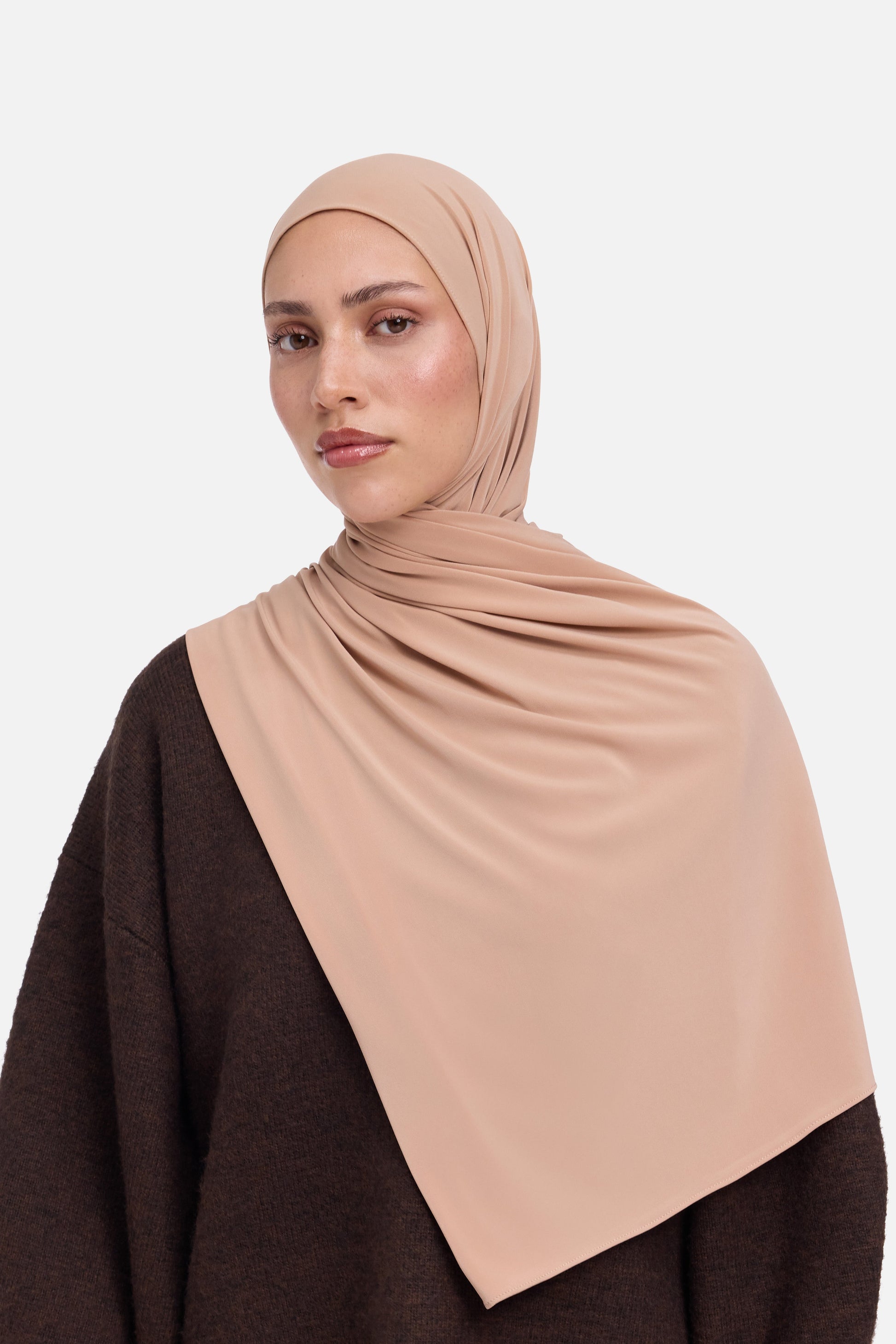 Écharpe en jersey haut de gamme | Poudre