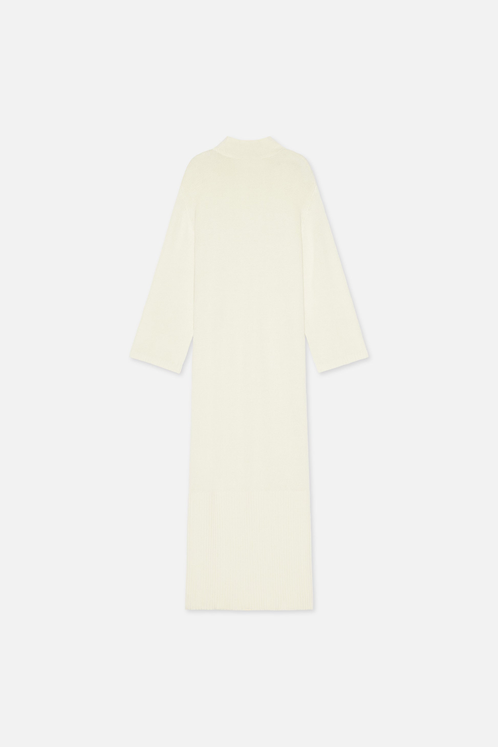 Robe en tricot côtelé | Porcelaine