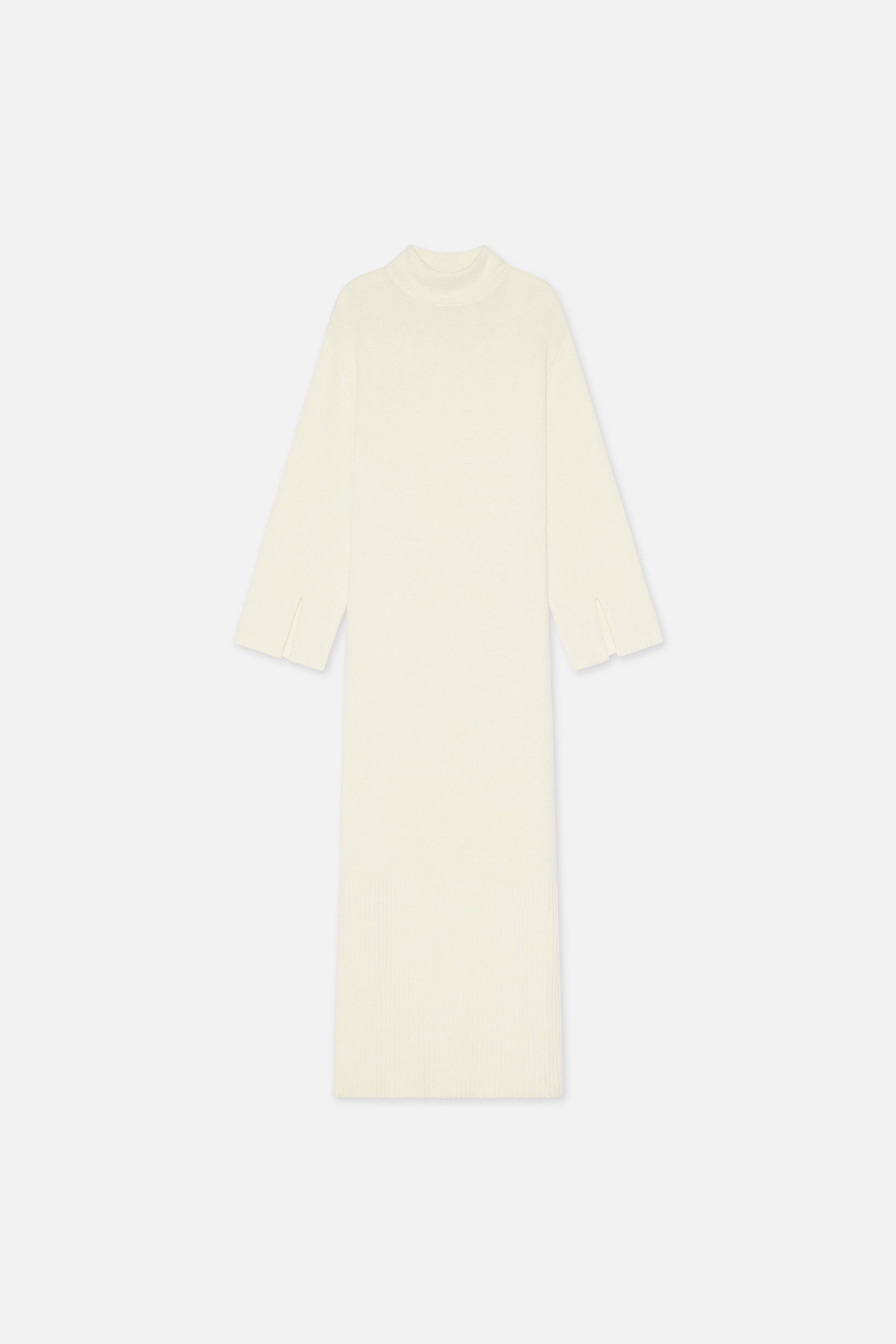 Robe en tricot côtelé | Porcelaine