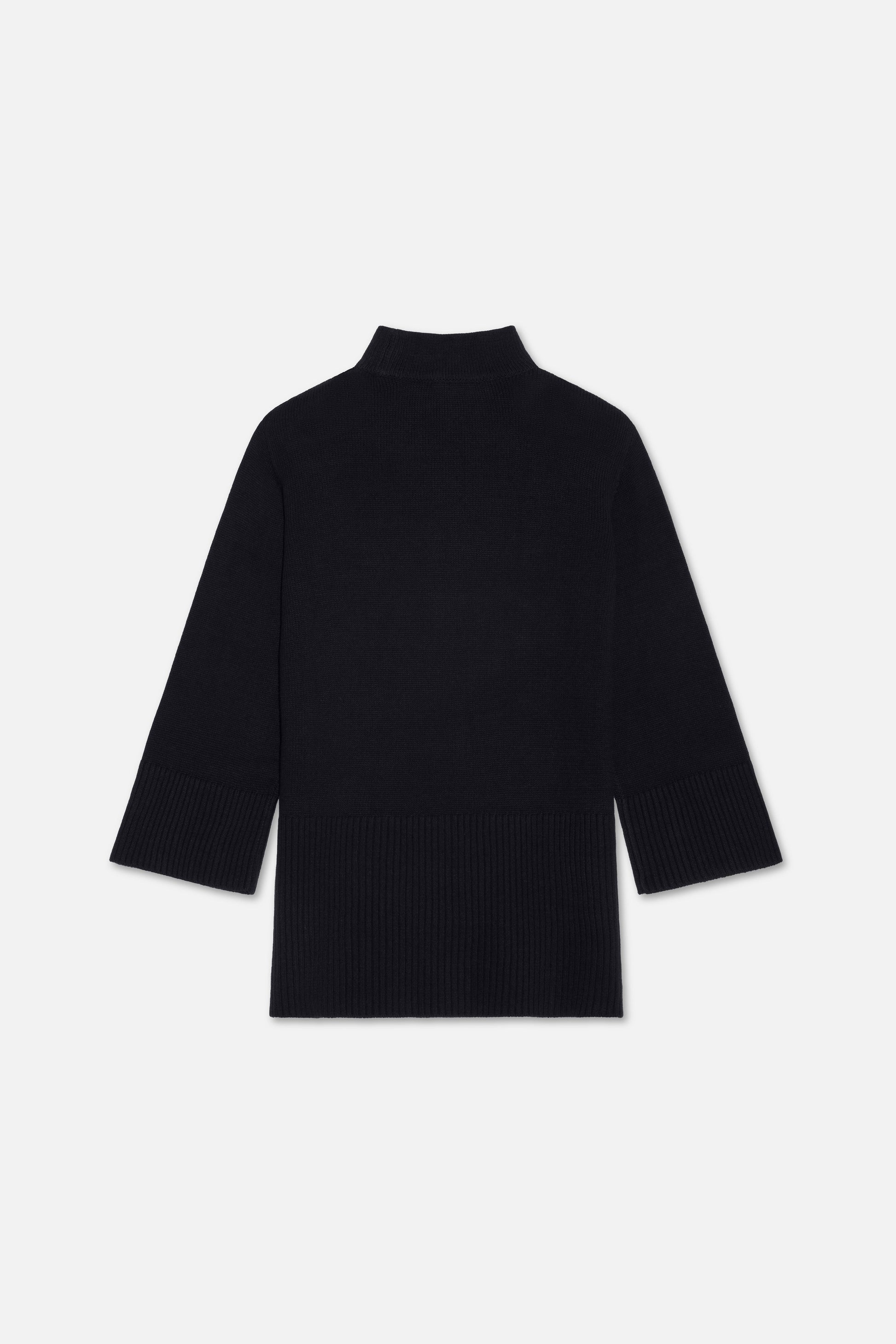 Pull en tricot côtelé | Noir