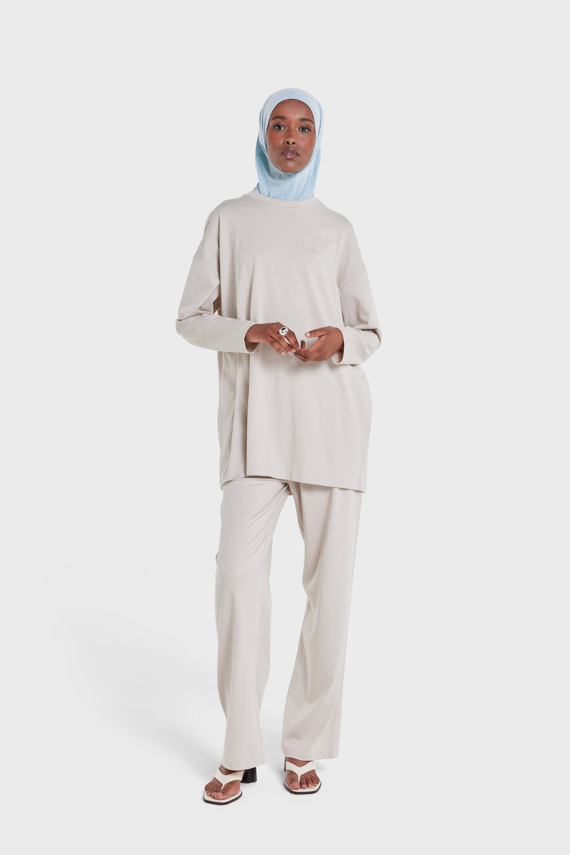 Tee-shirt en coton | Gris Lune