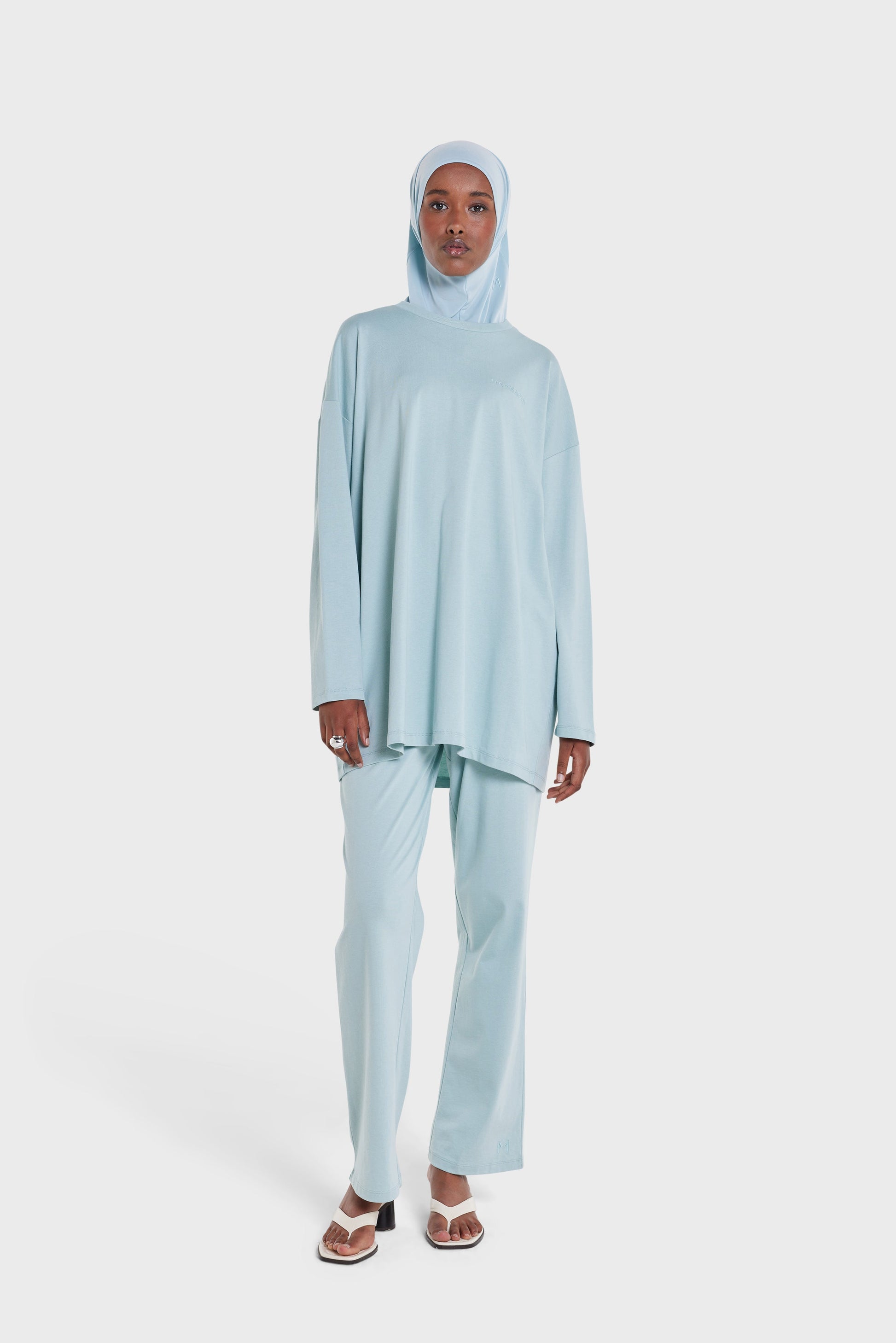 Tee-shirt en coton | Bleu océan