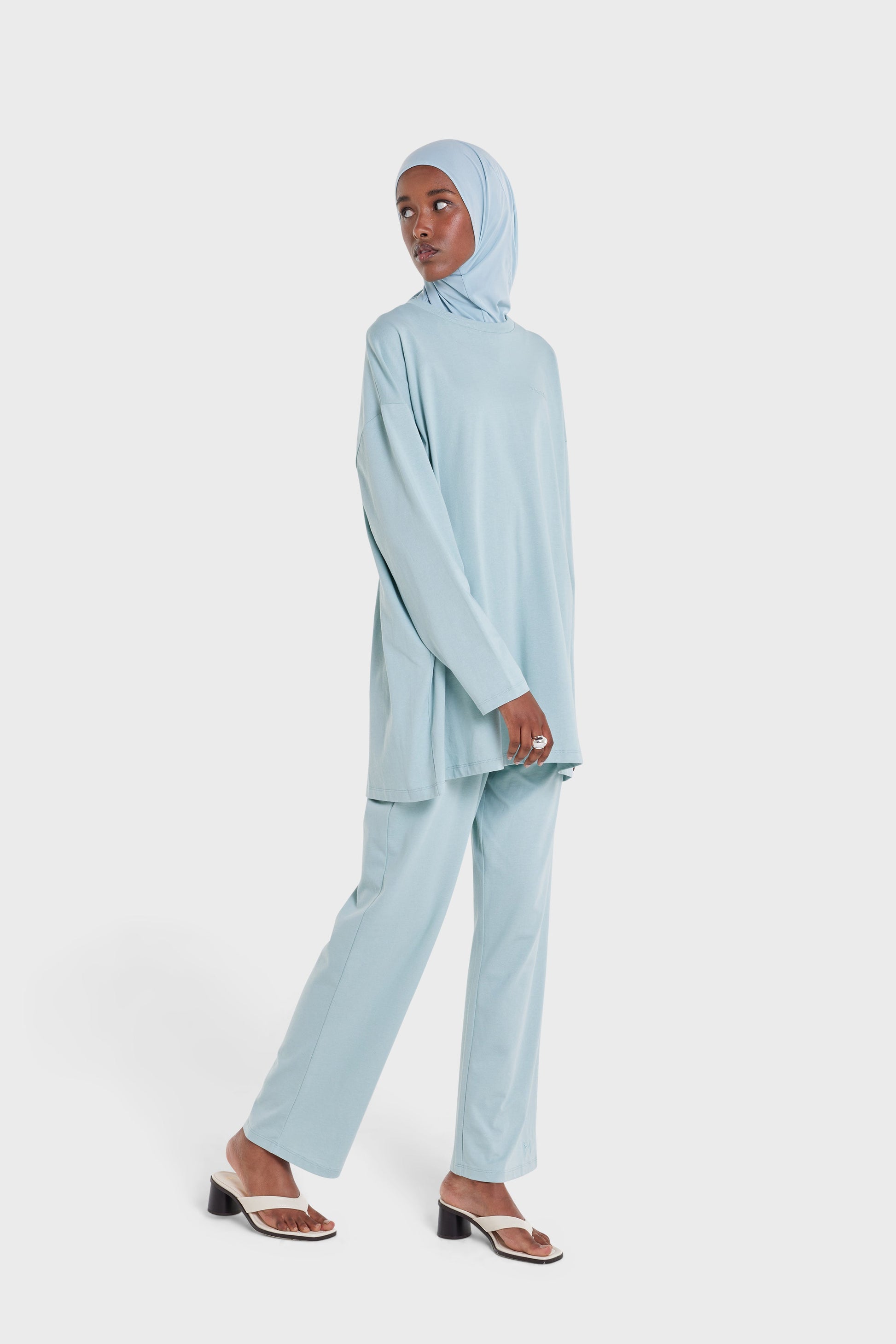 Tee-shirt en coton | Bleu océan