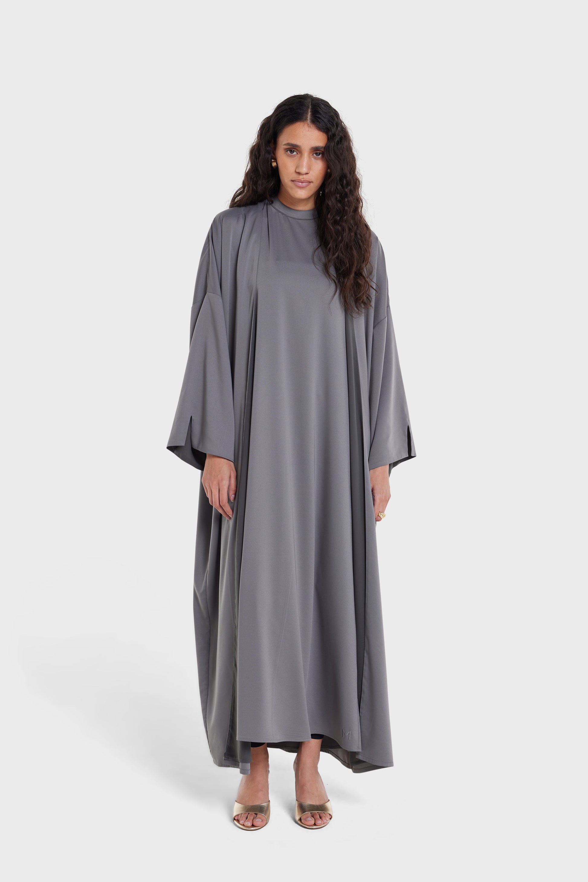 Abaya d'été | Gris foncé