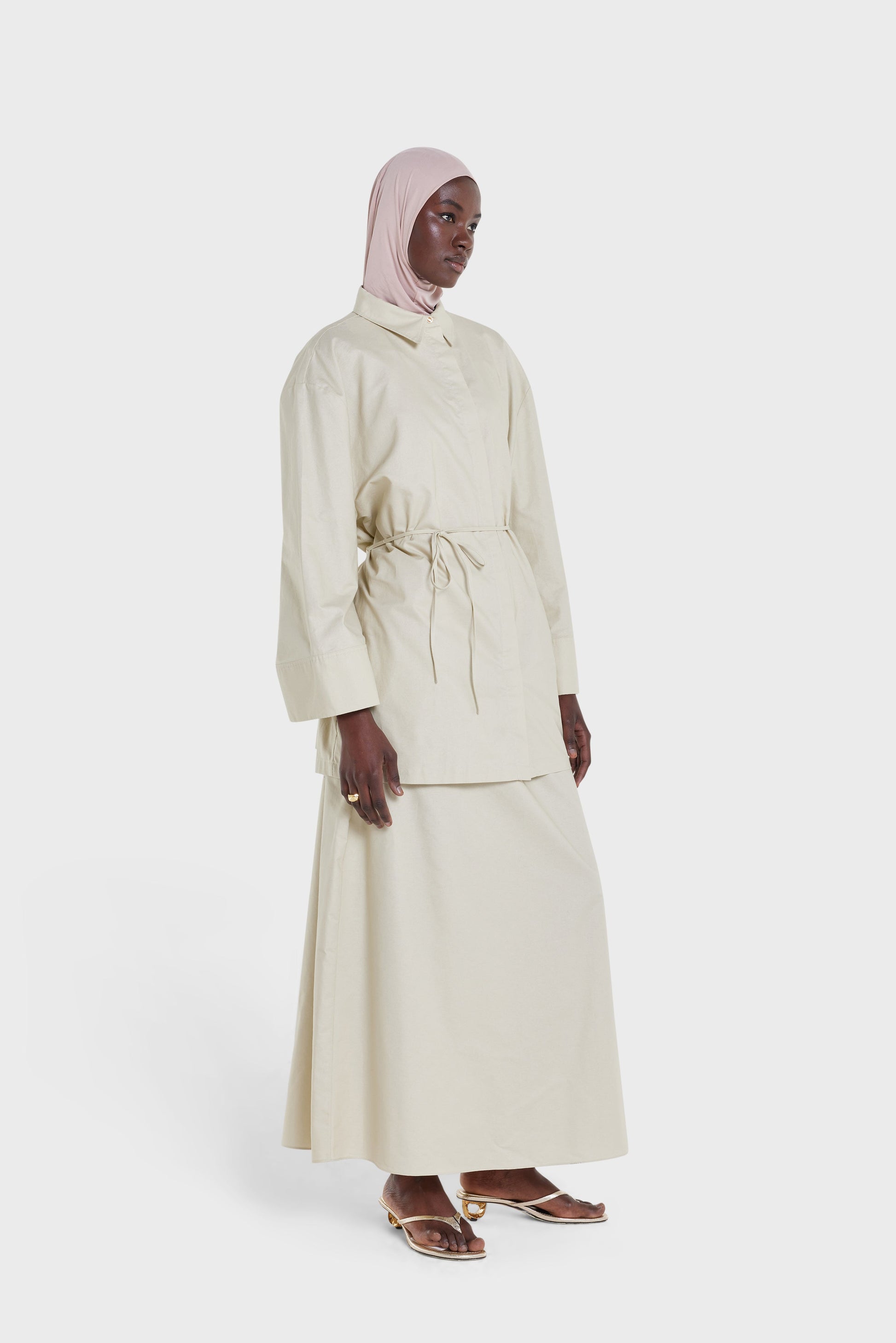 Chemise en coton tissé | Mousse légère