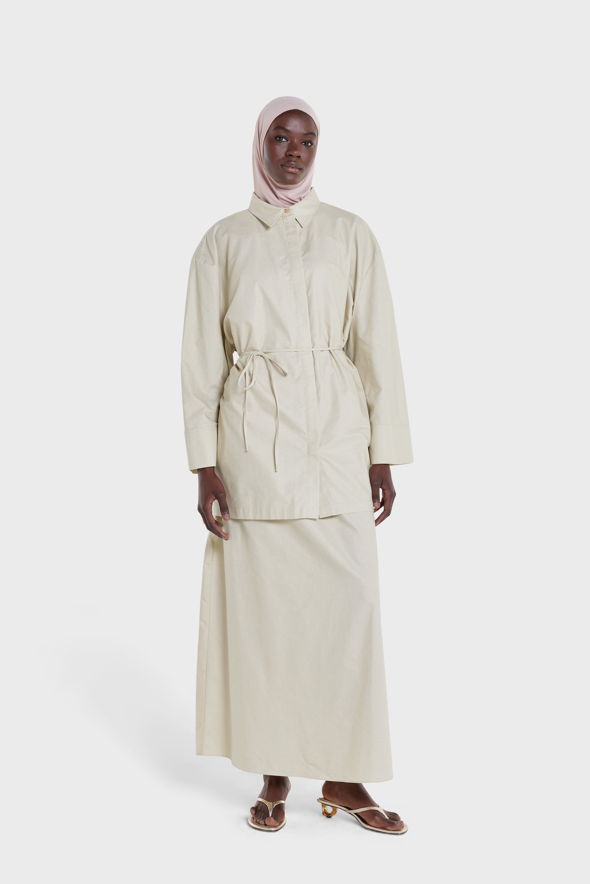 Chemise en coton tissé | Mousse légère