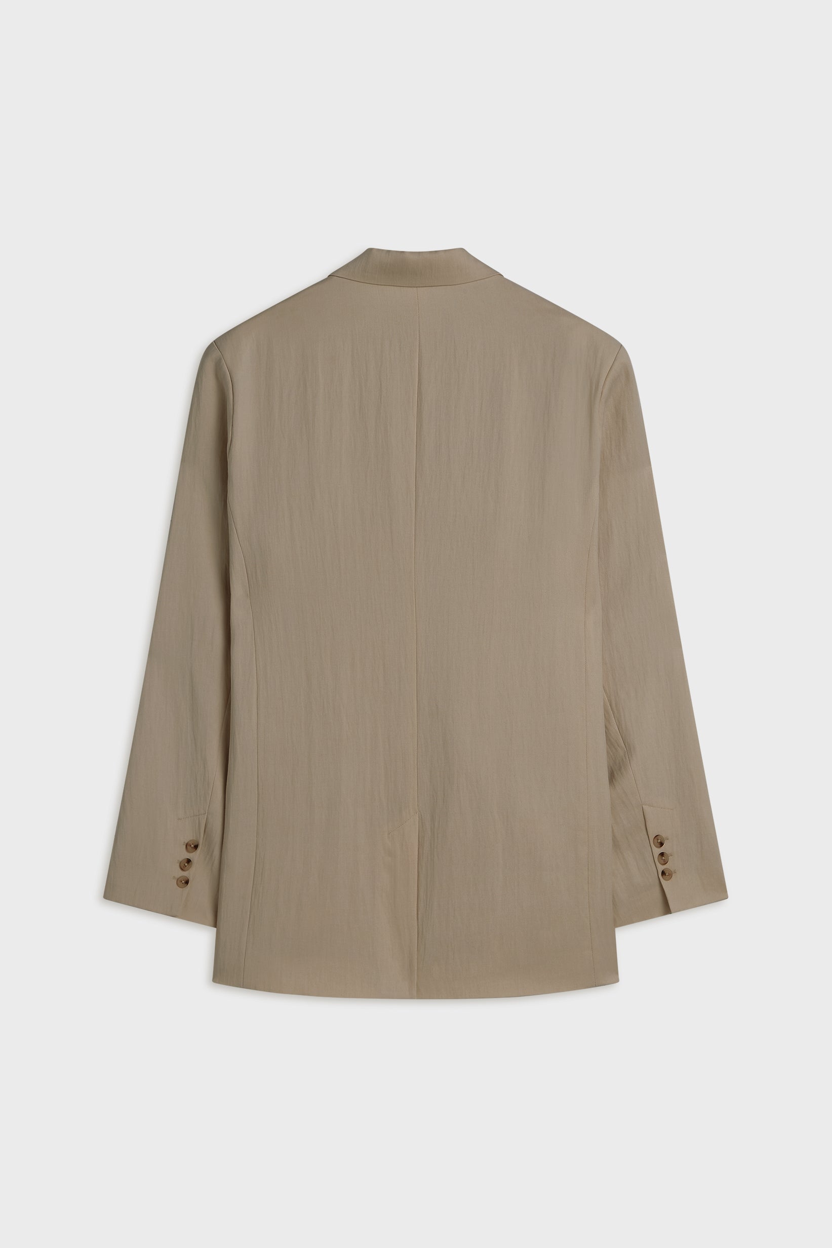 Blazer coupe carrée | Taupe