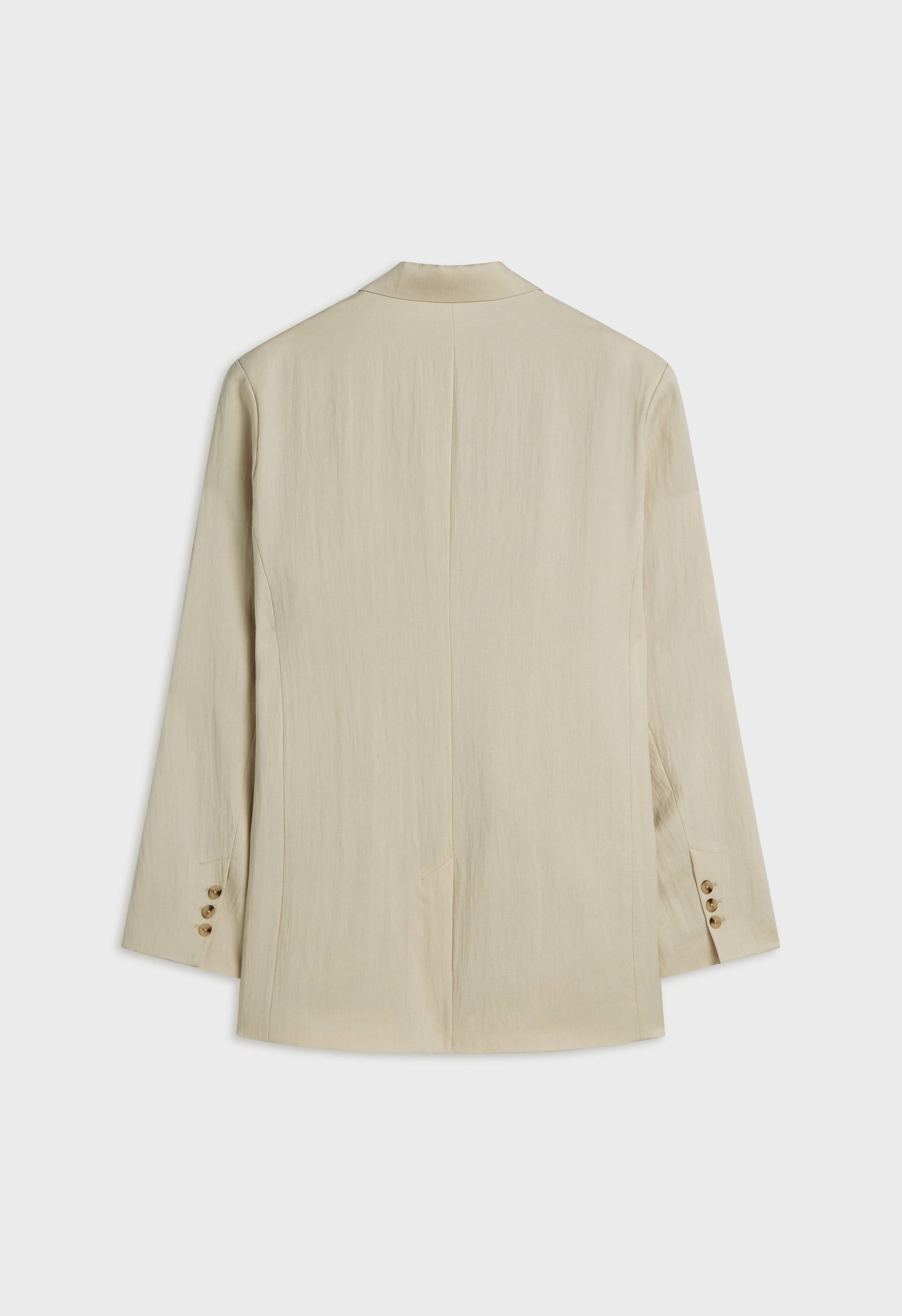 Blazer coupe carrée | Sable