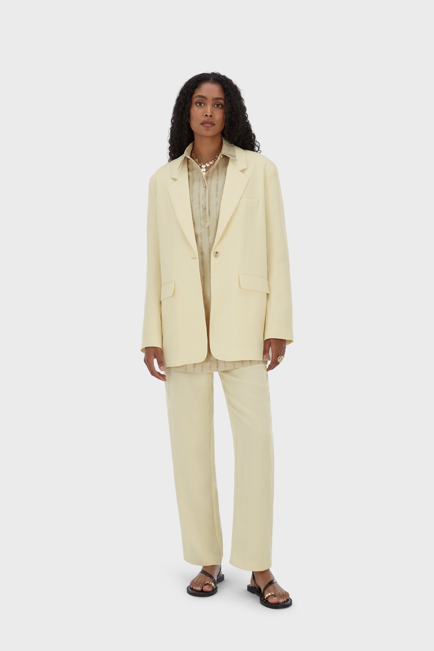 Blazer coupe carrée | Sorbet