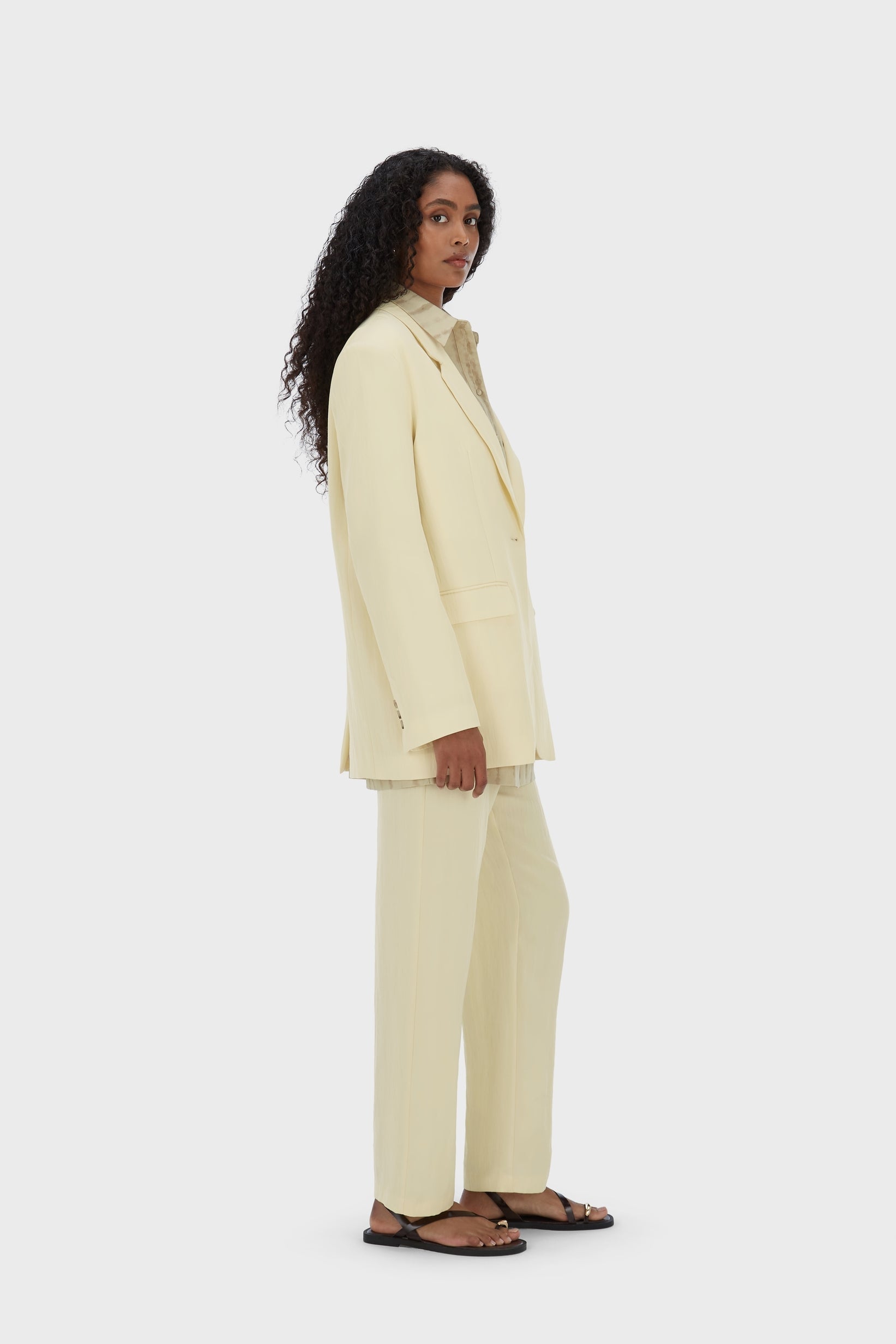Blazer coupe carrée | Sorbet