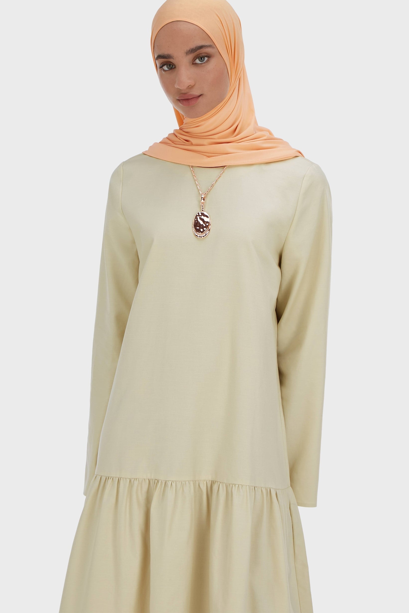 Robe taille basse | Sable