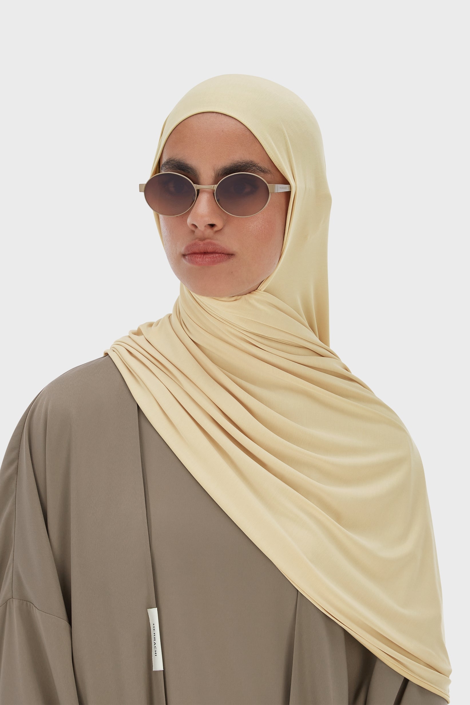 Lunettes de soleil à monture ovale | Brun Désert