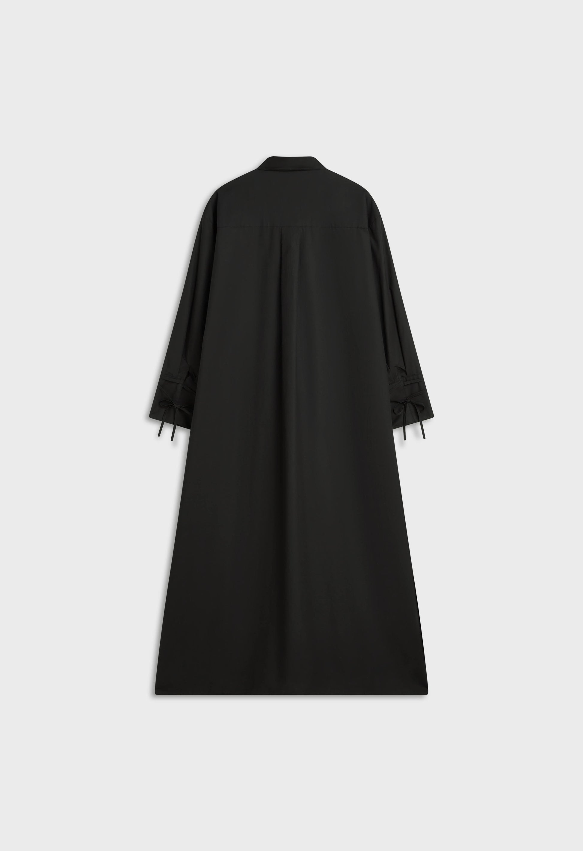 Robe en popeline | Noir