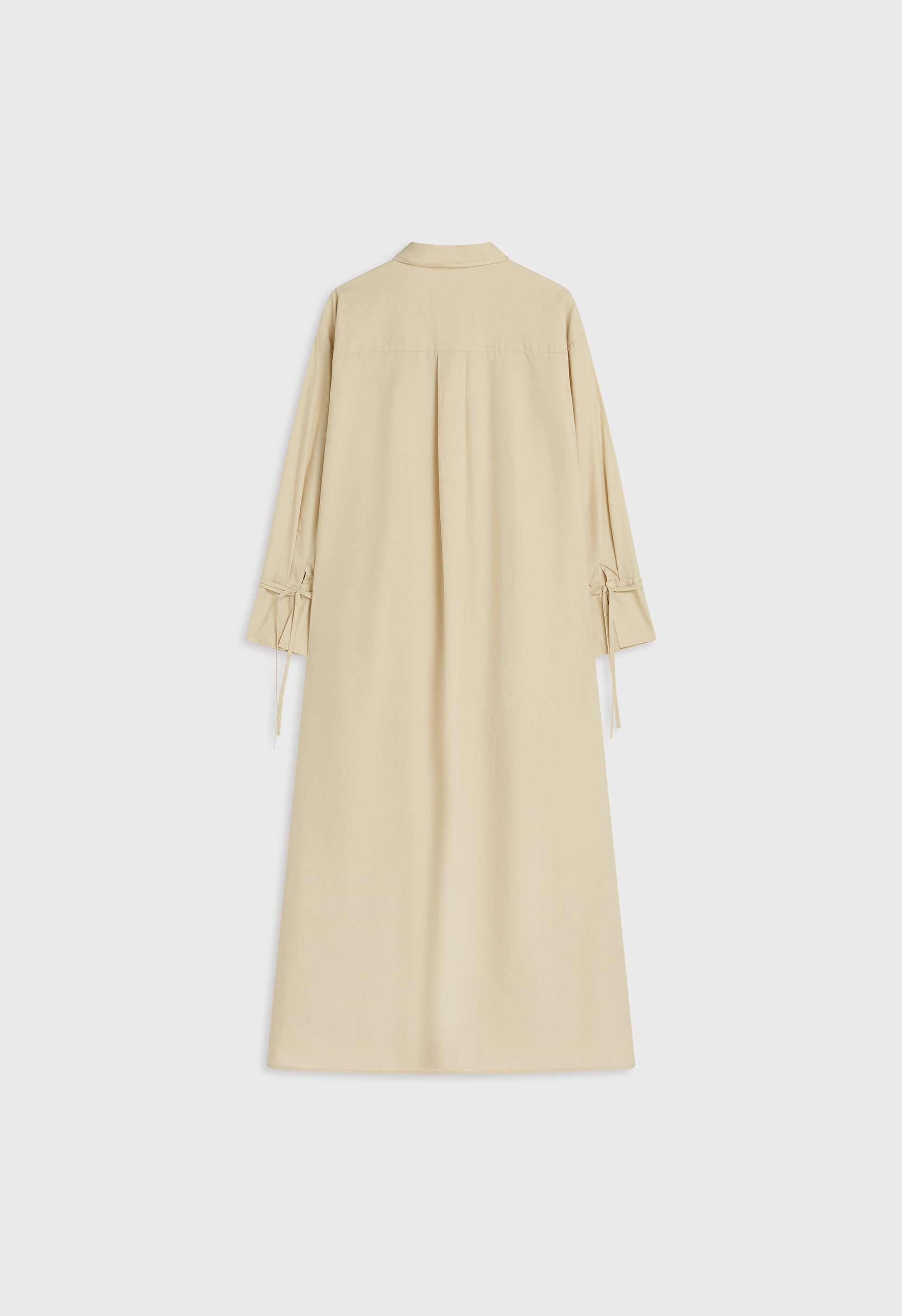 Robe en popeline | Riz brun