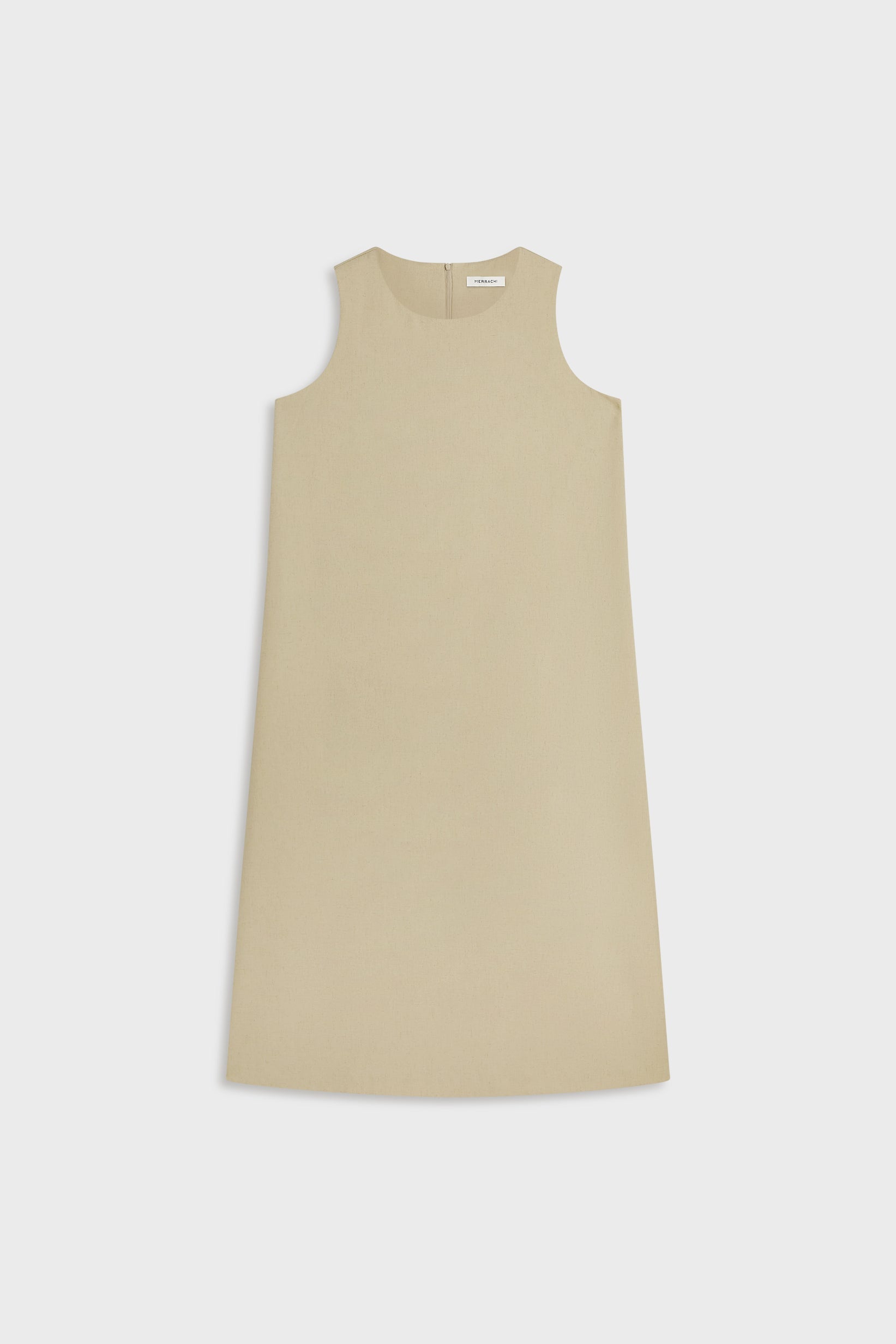 Robe sans manches | Kaki Chaud