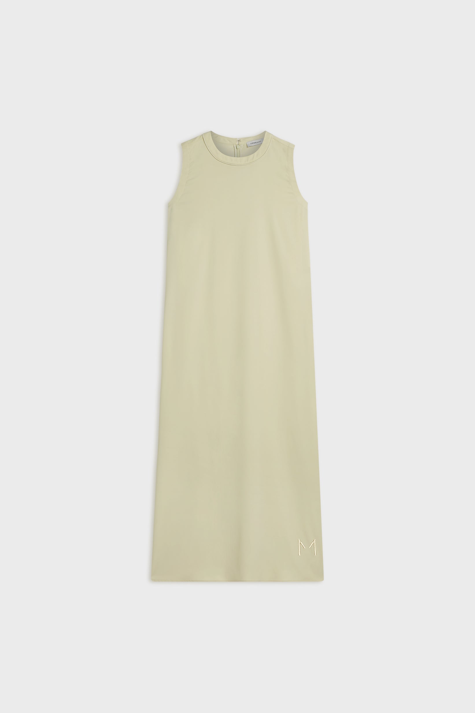 Robe Tissée Sans Manches Regular | Mousse légère